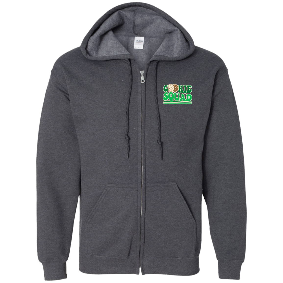 Cookie Squad Adult Zip Up Hooded Sweatshirt