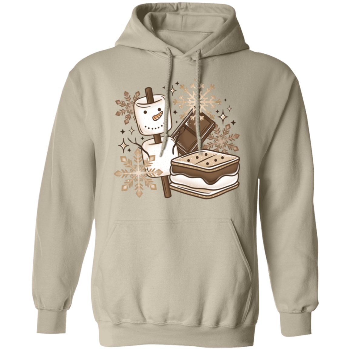 Snow s’mores Pullover Hoodie Adult