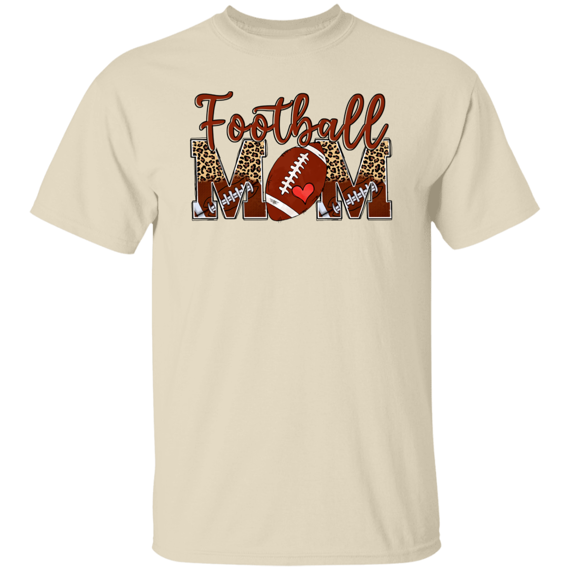 Football Mom. T-Shirt Adult