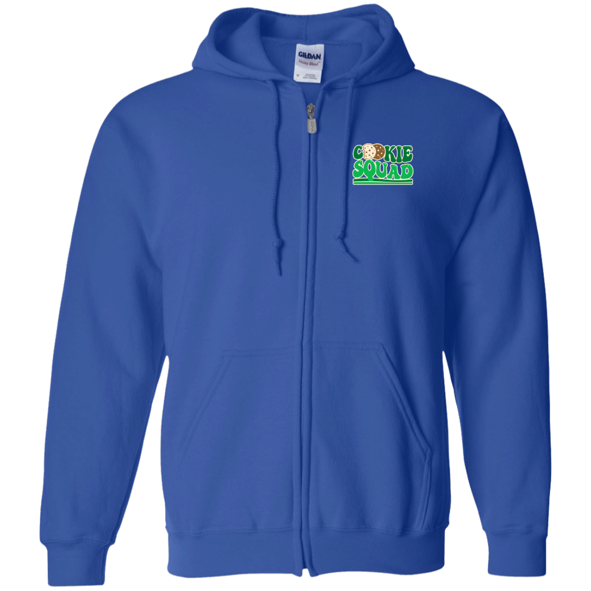 Cookie Squad Adult Zip Up Hooded Sweatshirt