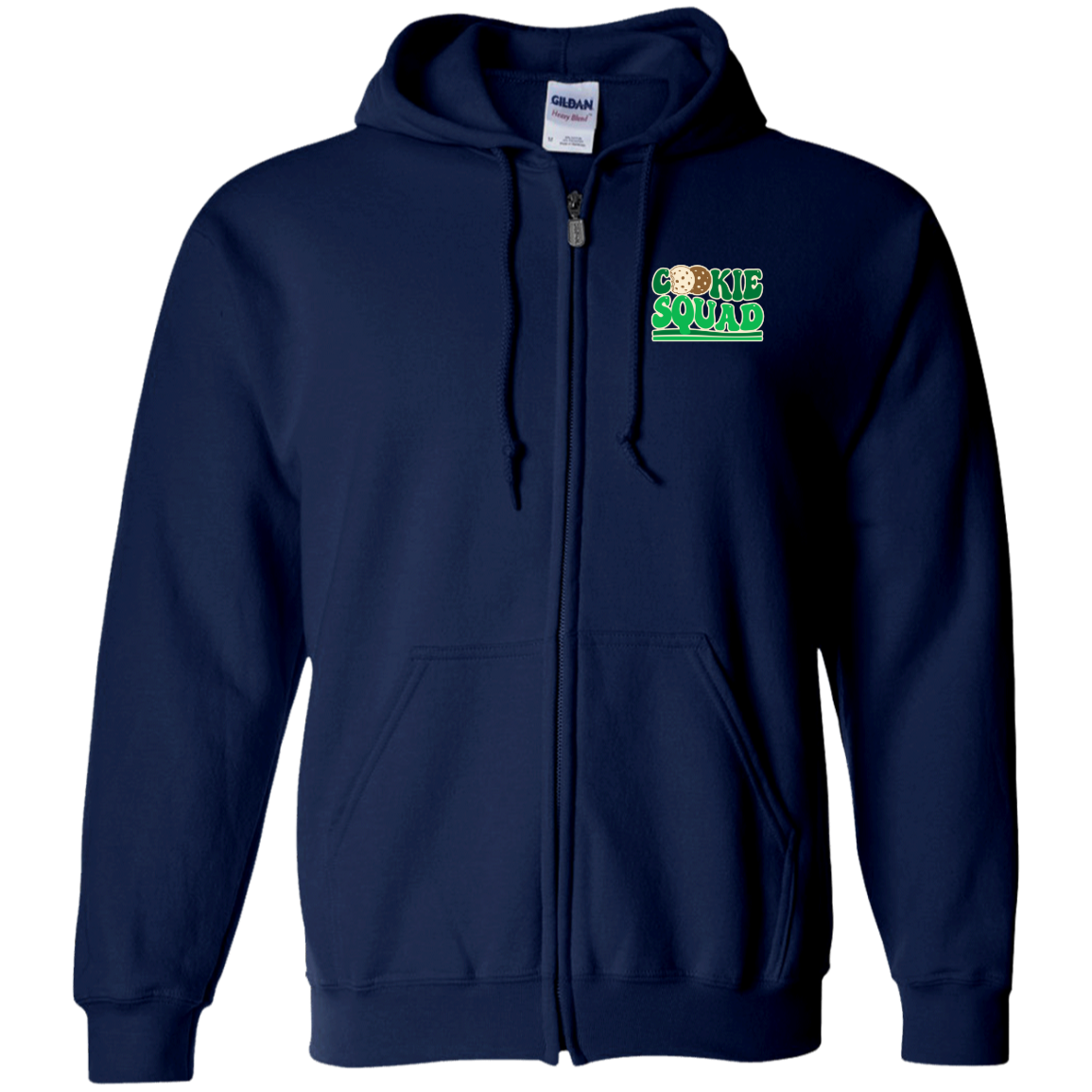 Cookie Squad Adult Zip Up Hooded Sweatshirt