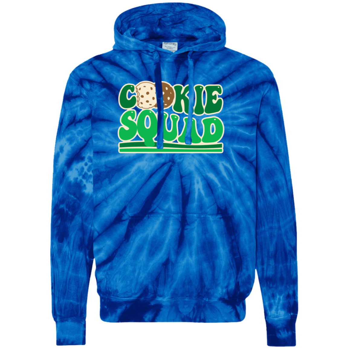 Cookie Squad Adult Unisex Tie-Dyed Pullover Hoodie