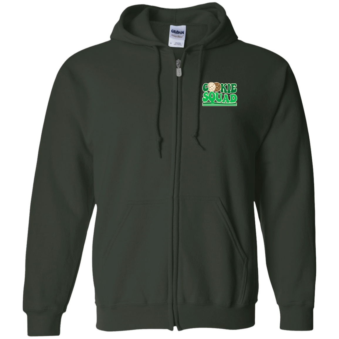 Cookie Squad Adult Zip Up Hooded Sweatshirt