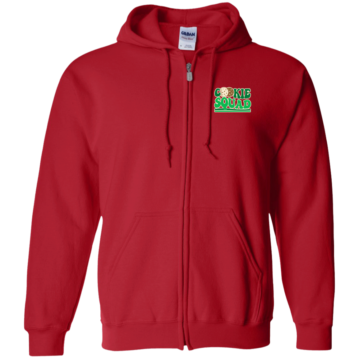 Cookie Squad Adult Zip Up Hooded Sweatshirt