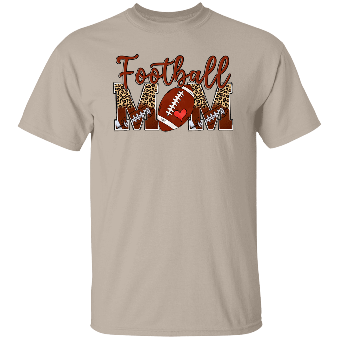 Football Mom. T-Shirt Adult