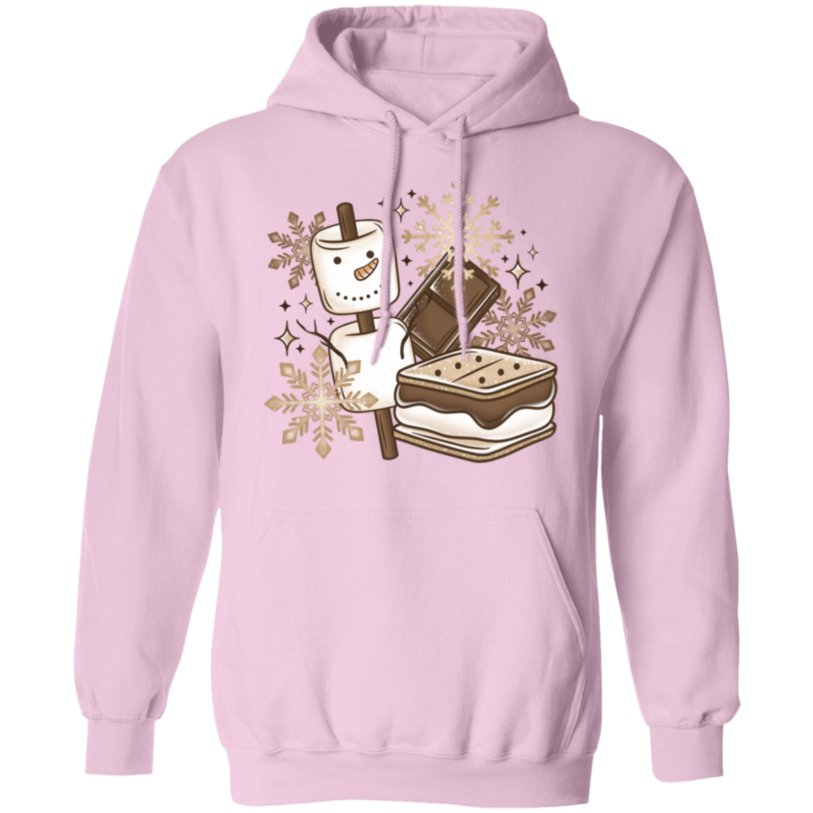 Snow s’mores Pullover Hoodie Adult