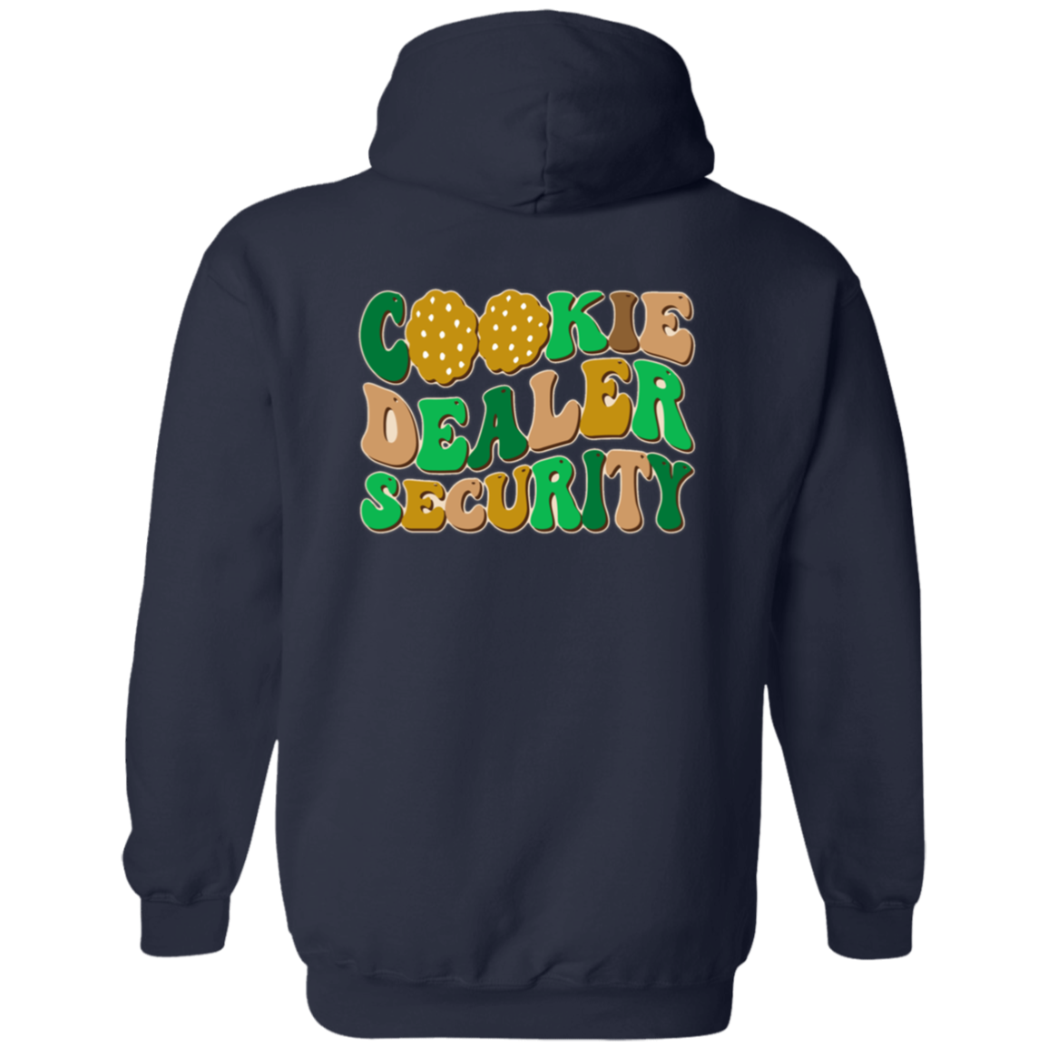 Girl Scout Mom - Cookie Dealer Security - Adult Zip Up Hooded Sweatshirt