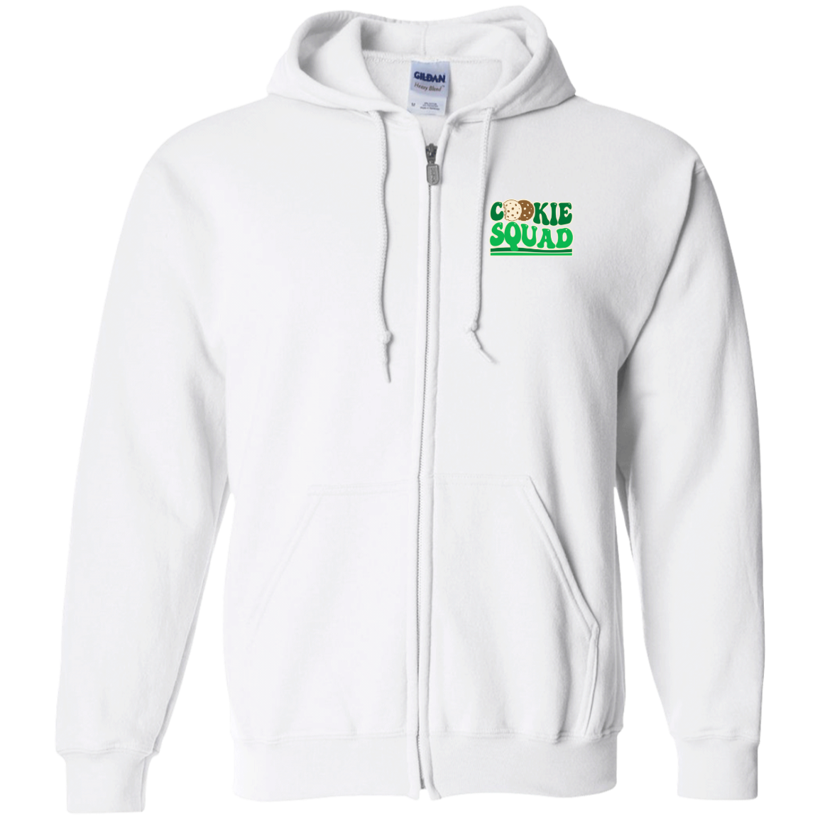 Cookie Squad Adult Zip Up Hooded Sweatshirt
