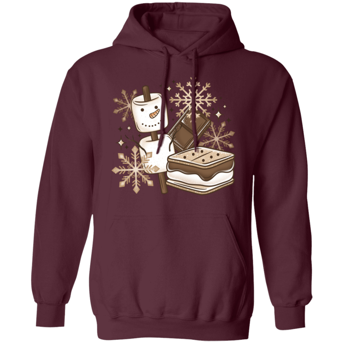 Snow s’mores Pullover Hoodie Adult