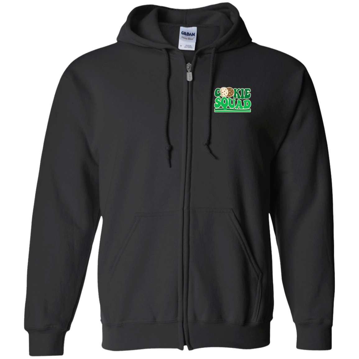 Cookie Squad Adult Zip Up Hooded Sweatshirt