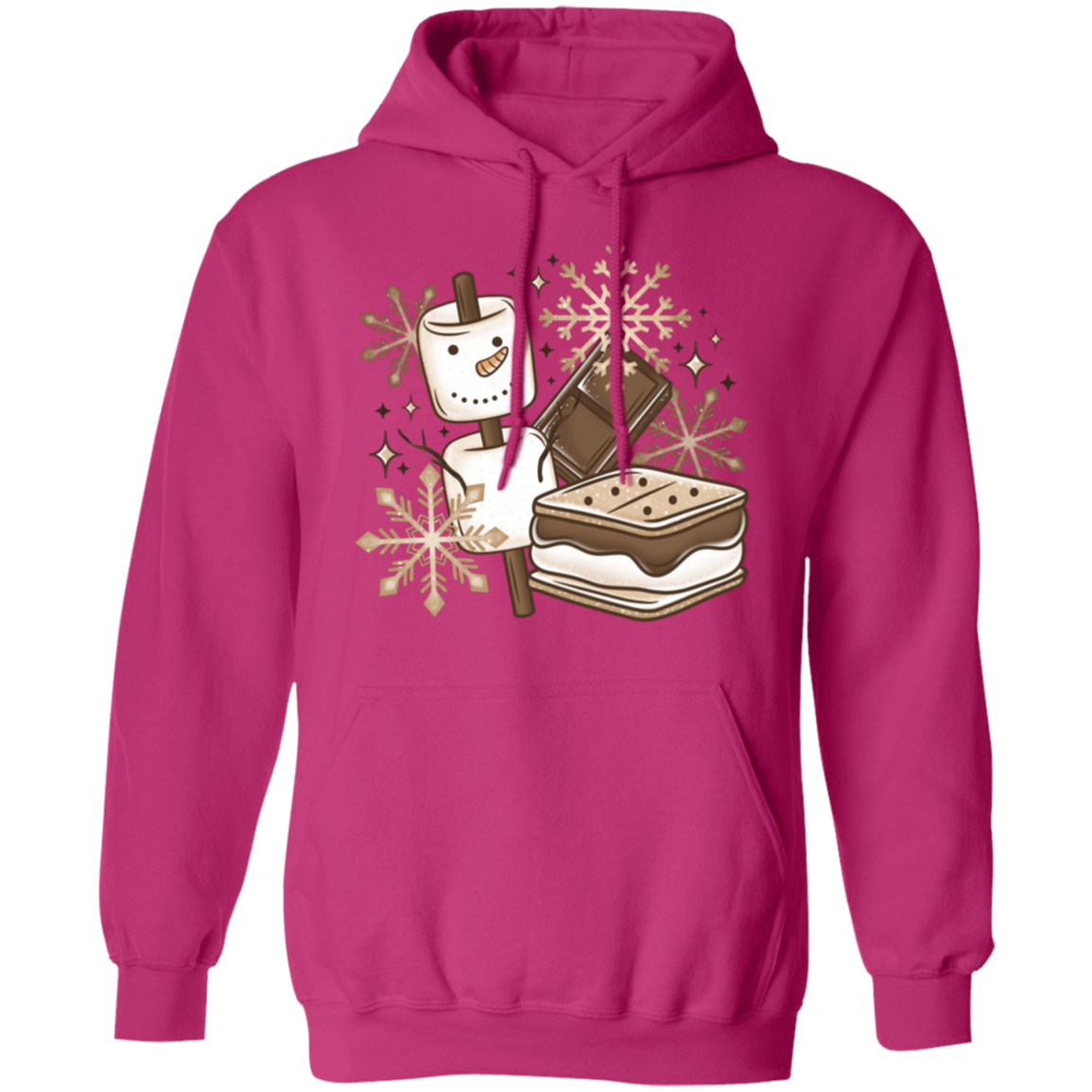 Snow s’mores Pullover Hoodie Adult