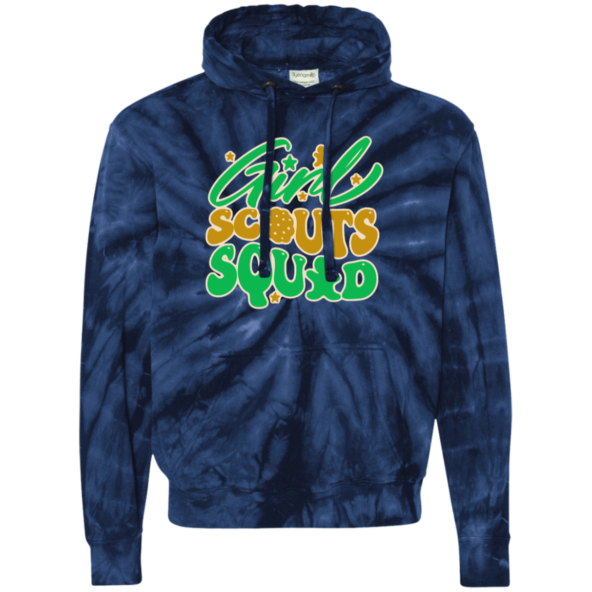 Cookie Squad #2 Adult Unisex Tie-Dyed Pullover Hoodie