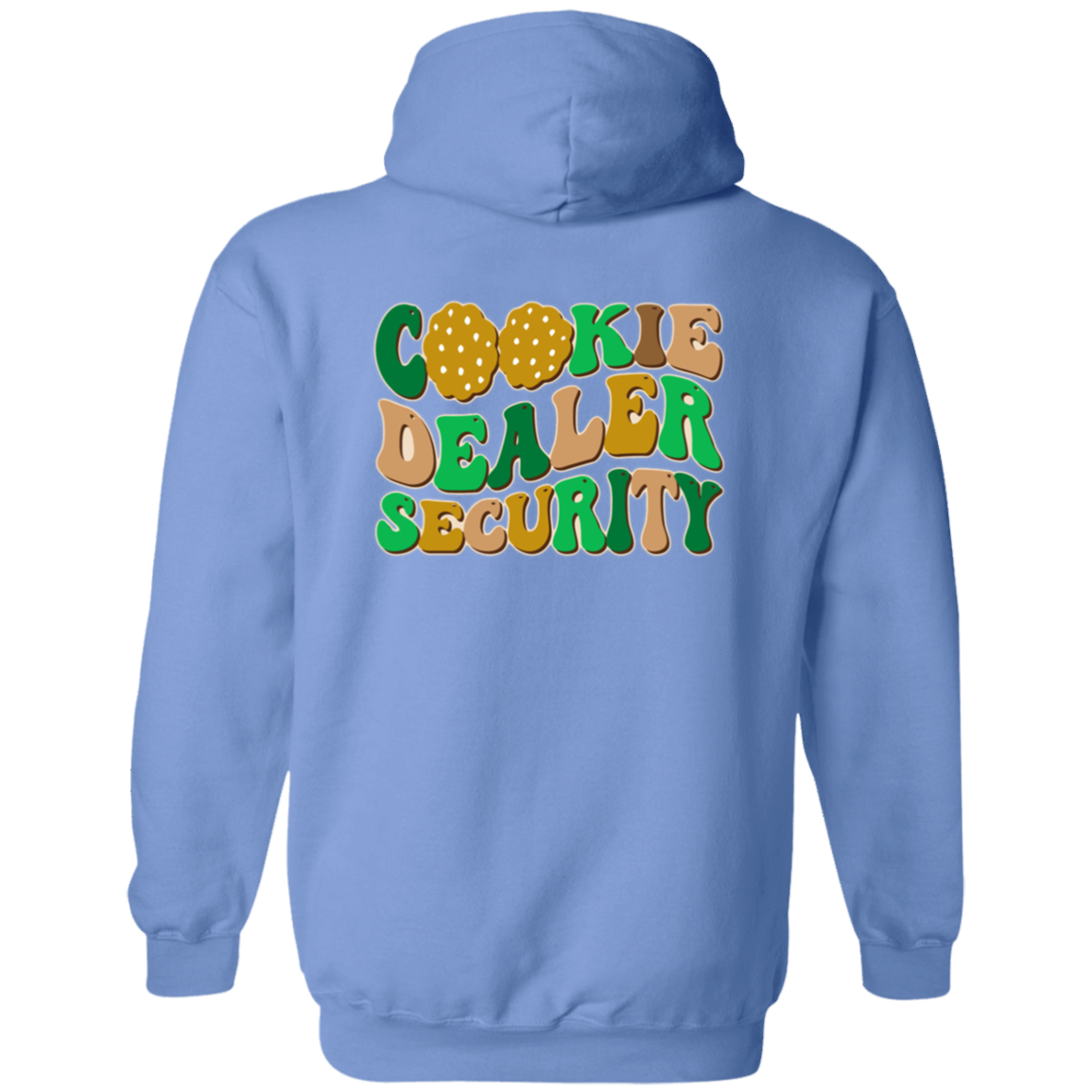 Girl Scout Mom - Cookie Dealer Security - Adult Zip Up Hooded Sweatshirt