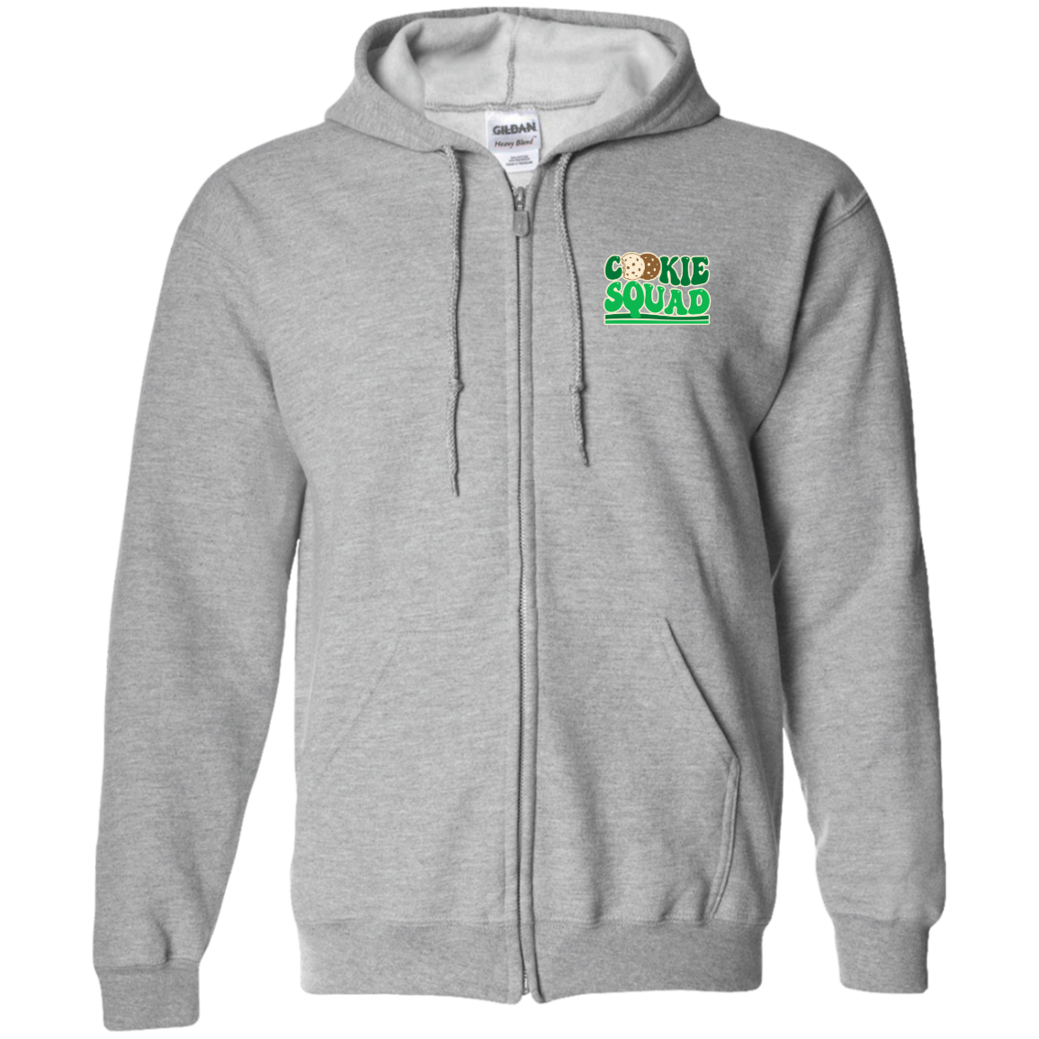 Cookie Squad Adult Zip Up Hooded Sweatshirt