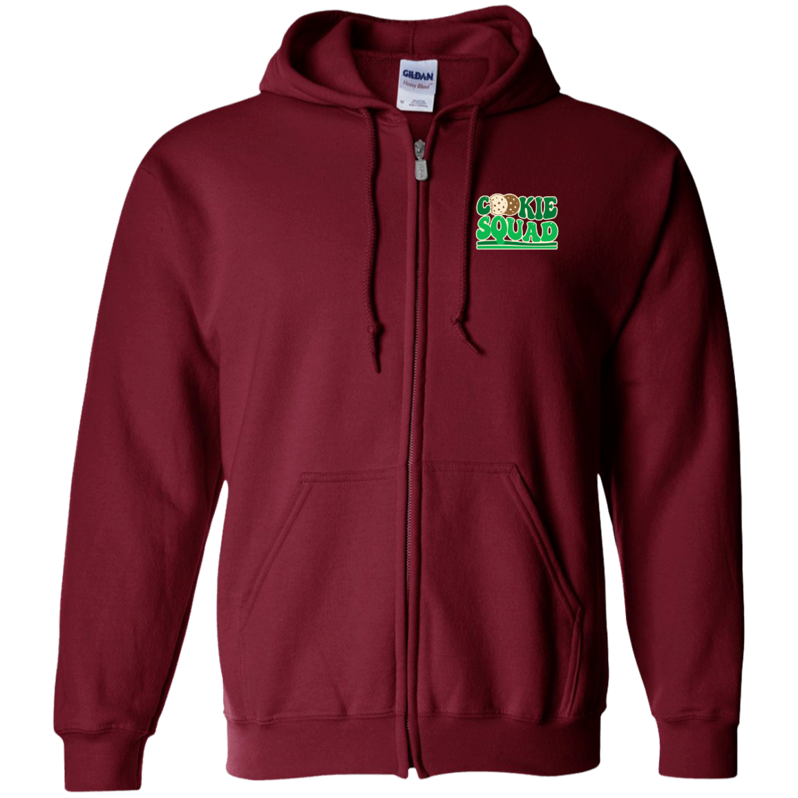 Cookie Squad Adult Zip Up Hooded Sweatshirt