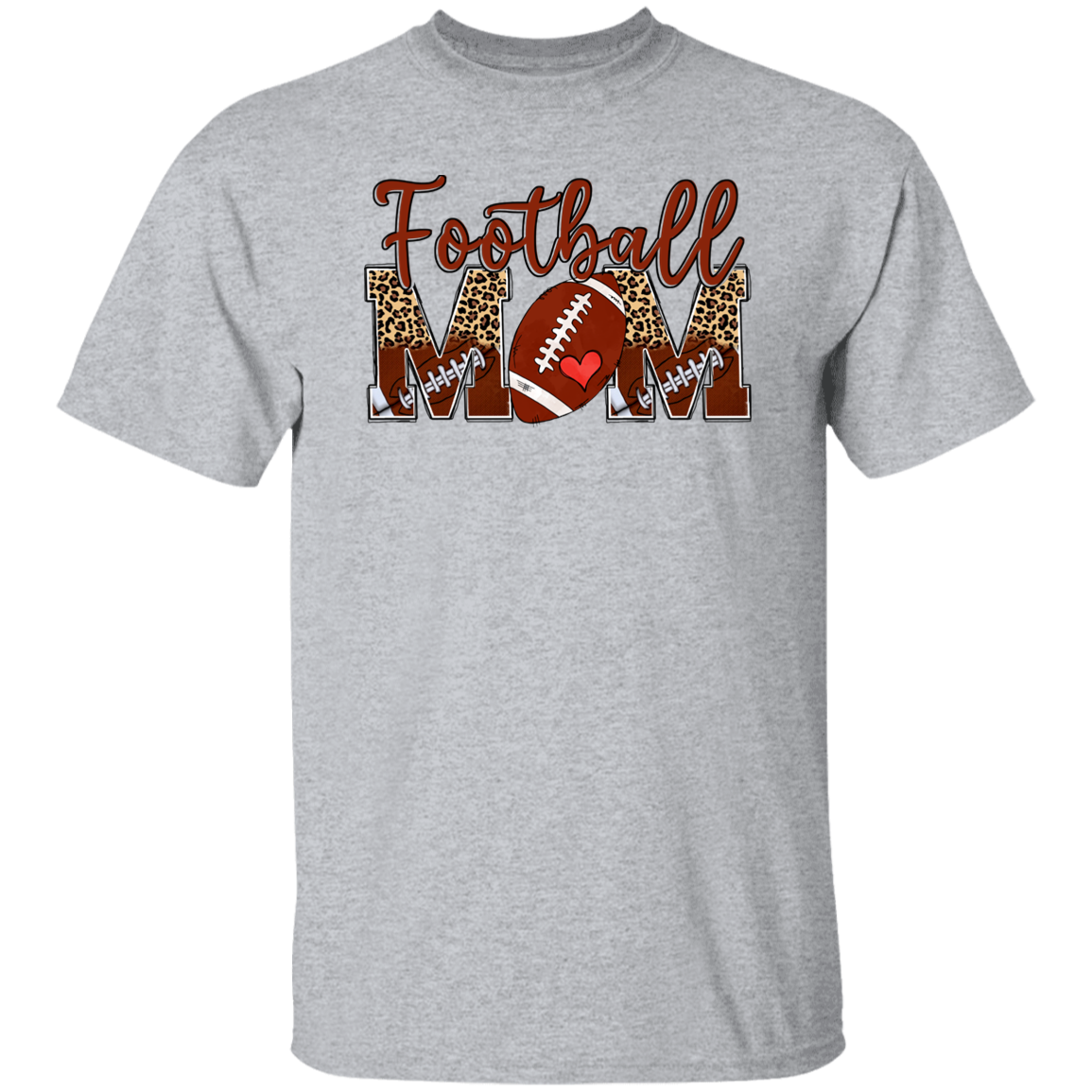 Football Mom. T-Shirt Adult