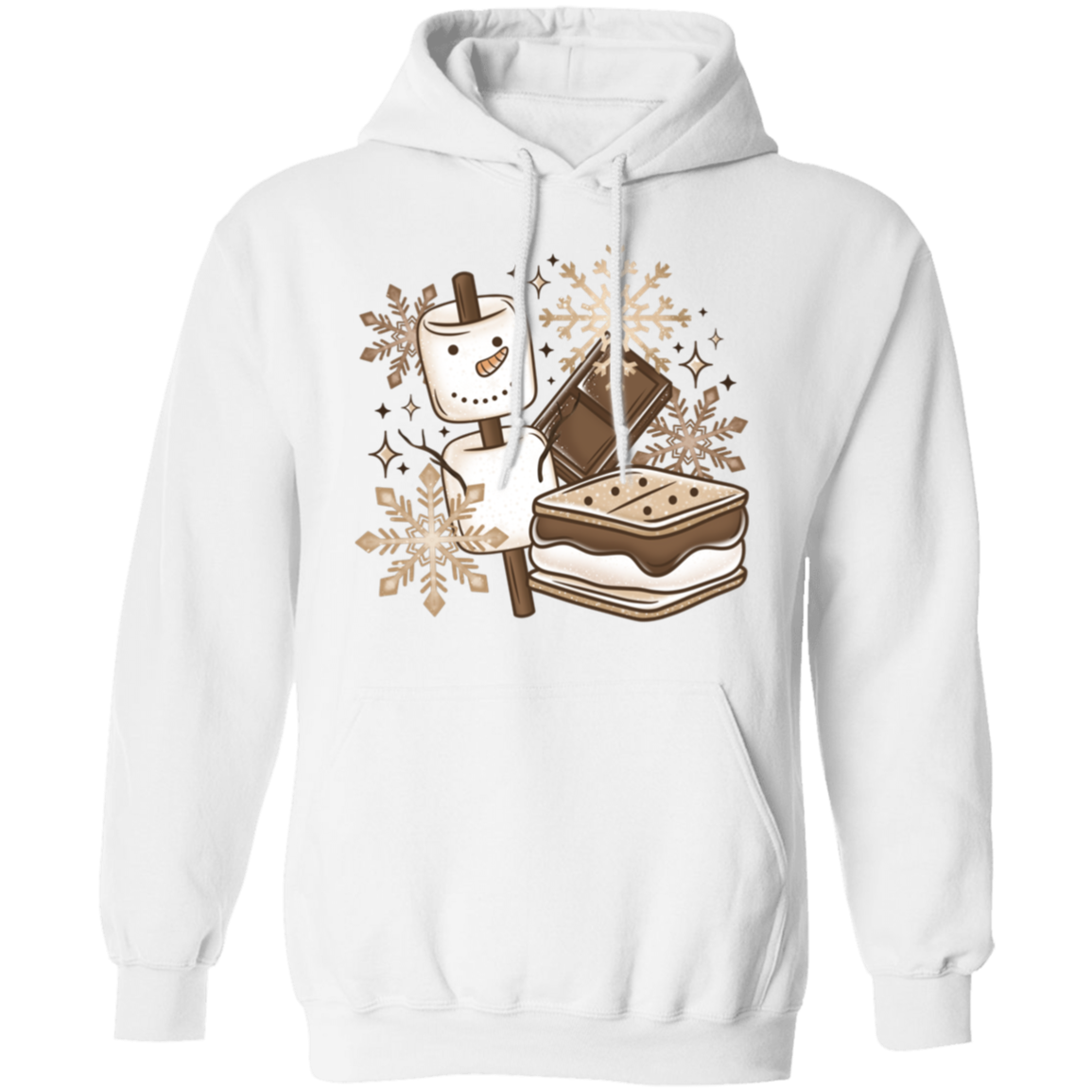 Snow s’mores Pullover Hoodie Adult