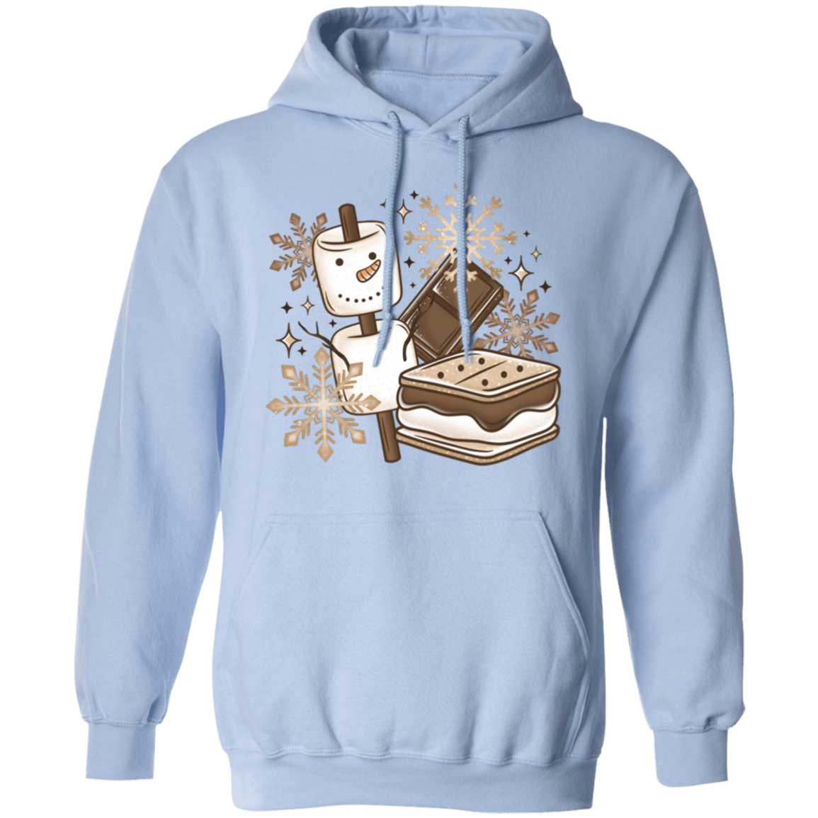 Snow s’mores Pullover Hoodie Adult