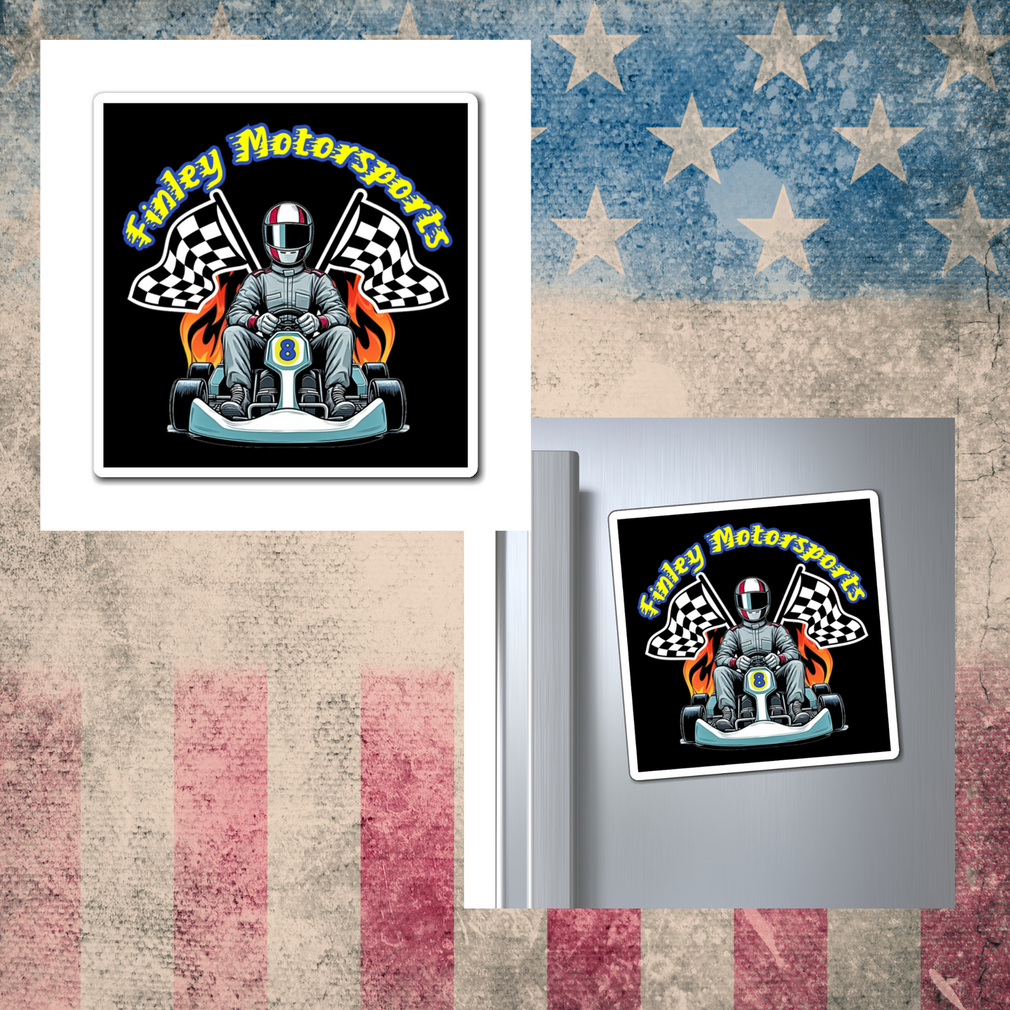 Finley Motorsports Magnets Multiple Sizes