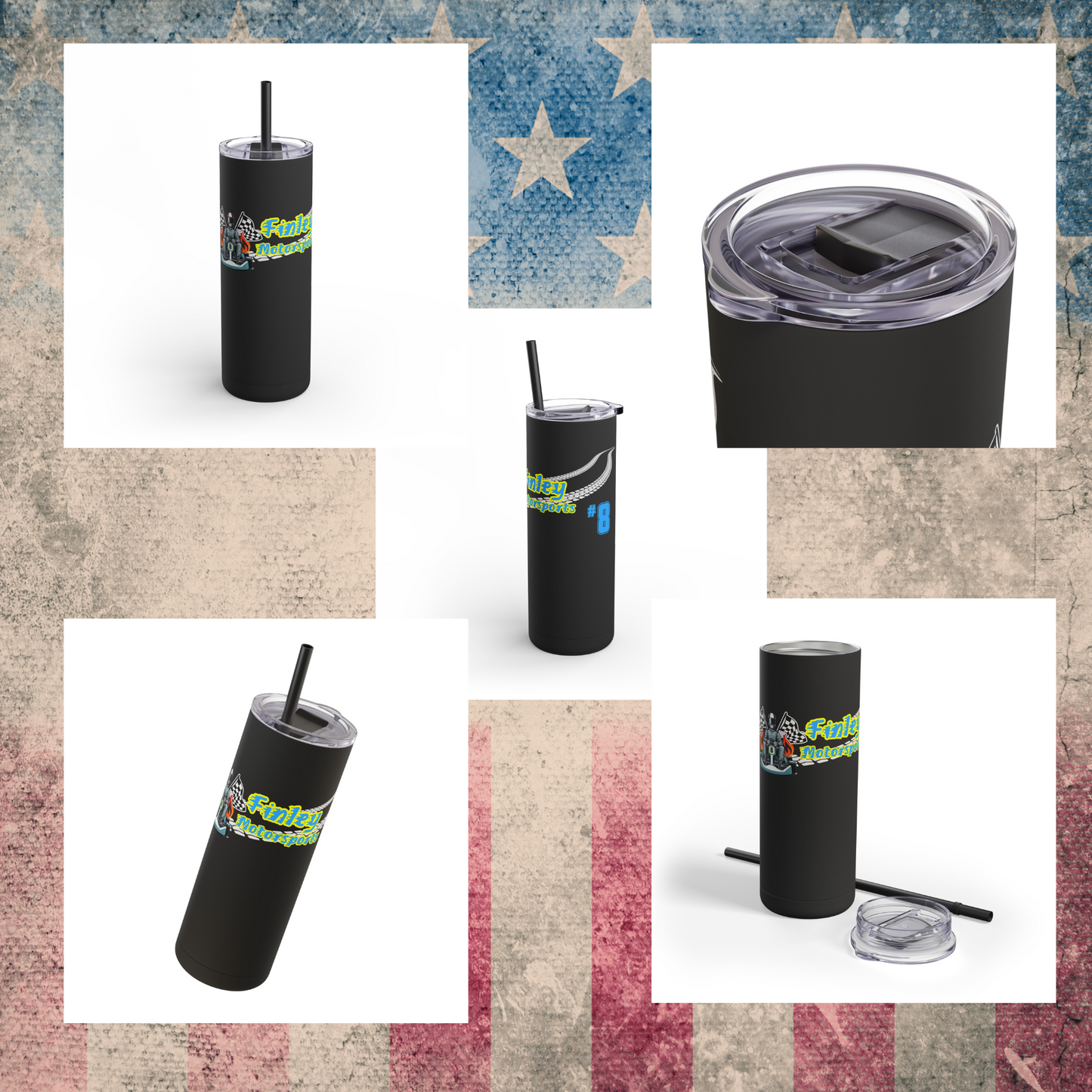 Finley Motorsports Tumbler, 20oz