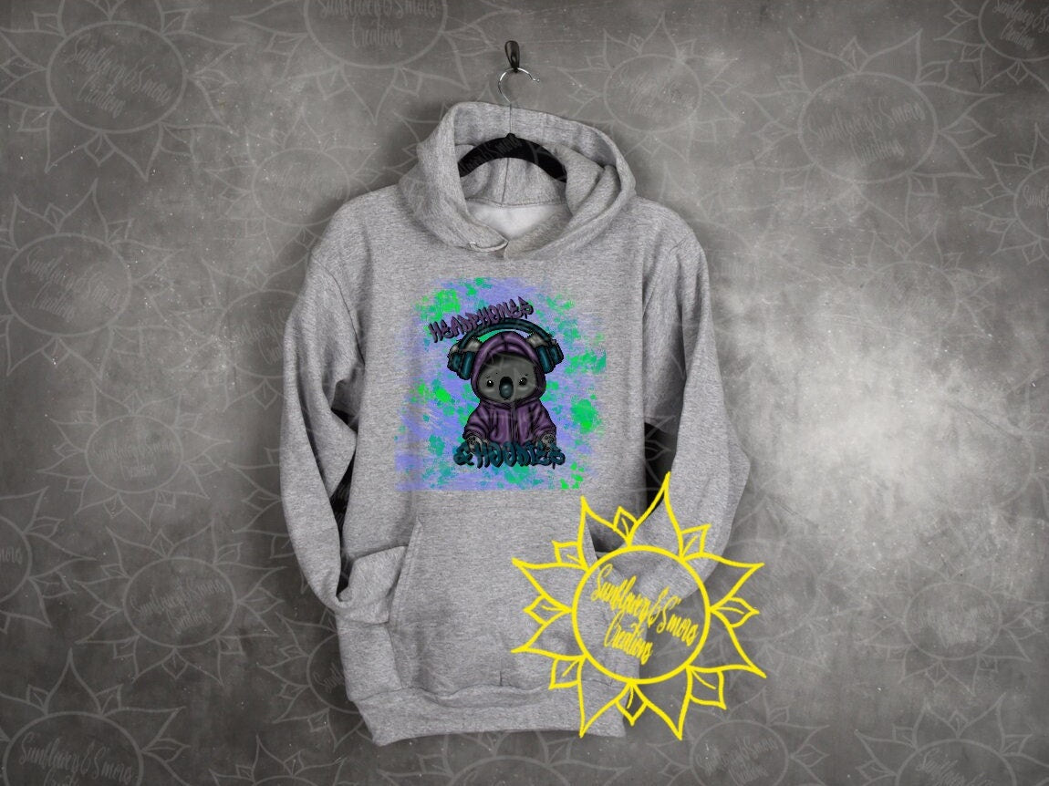 Headphones & Hoodies Digital PNG Design