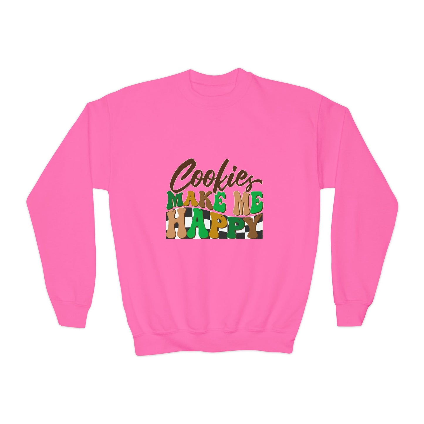 Cookies Make Me Happy- Youth Crewneck Sweatshirt