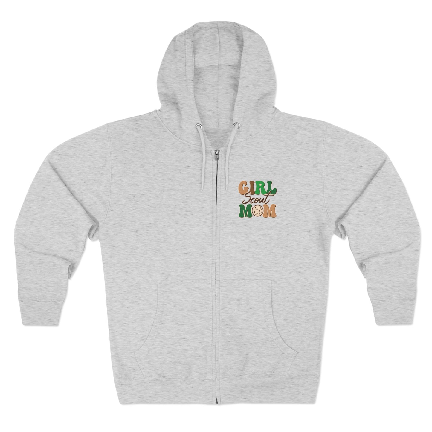 FRONT & BACK DESIGN ! Girl Scout Mom - Cookie Dealer Security - Adult Unisex Zip Hoodie