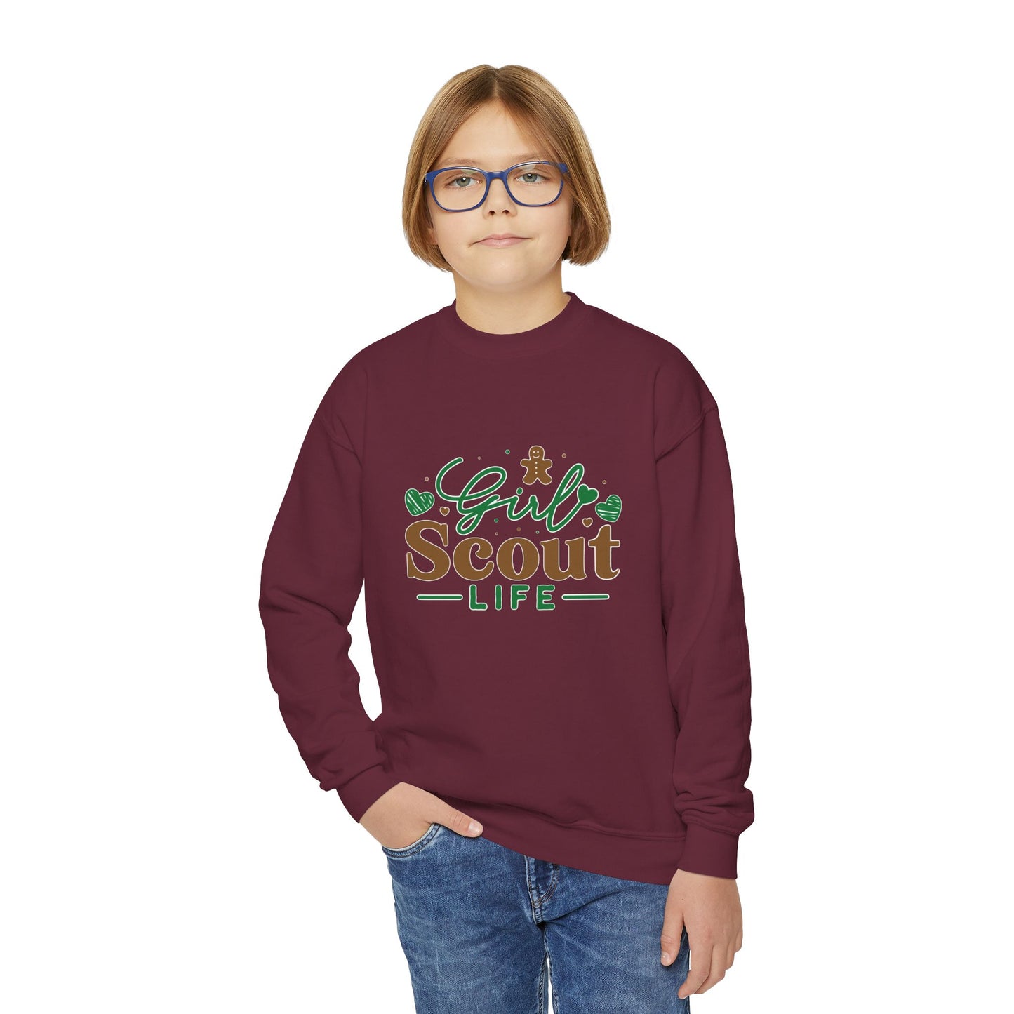 Girl Scout Life  - Youth Crewneck Sweatshirt