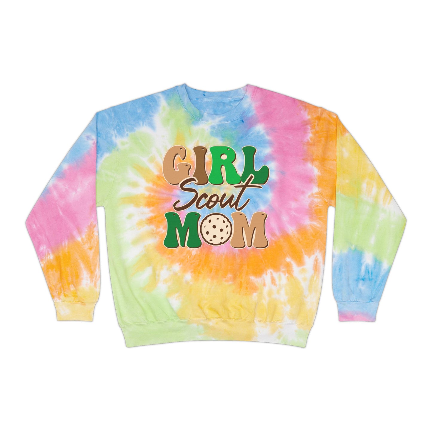 Girl Scout Mom - Adult Unisex Tie-Dye Sweatshirt