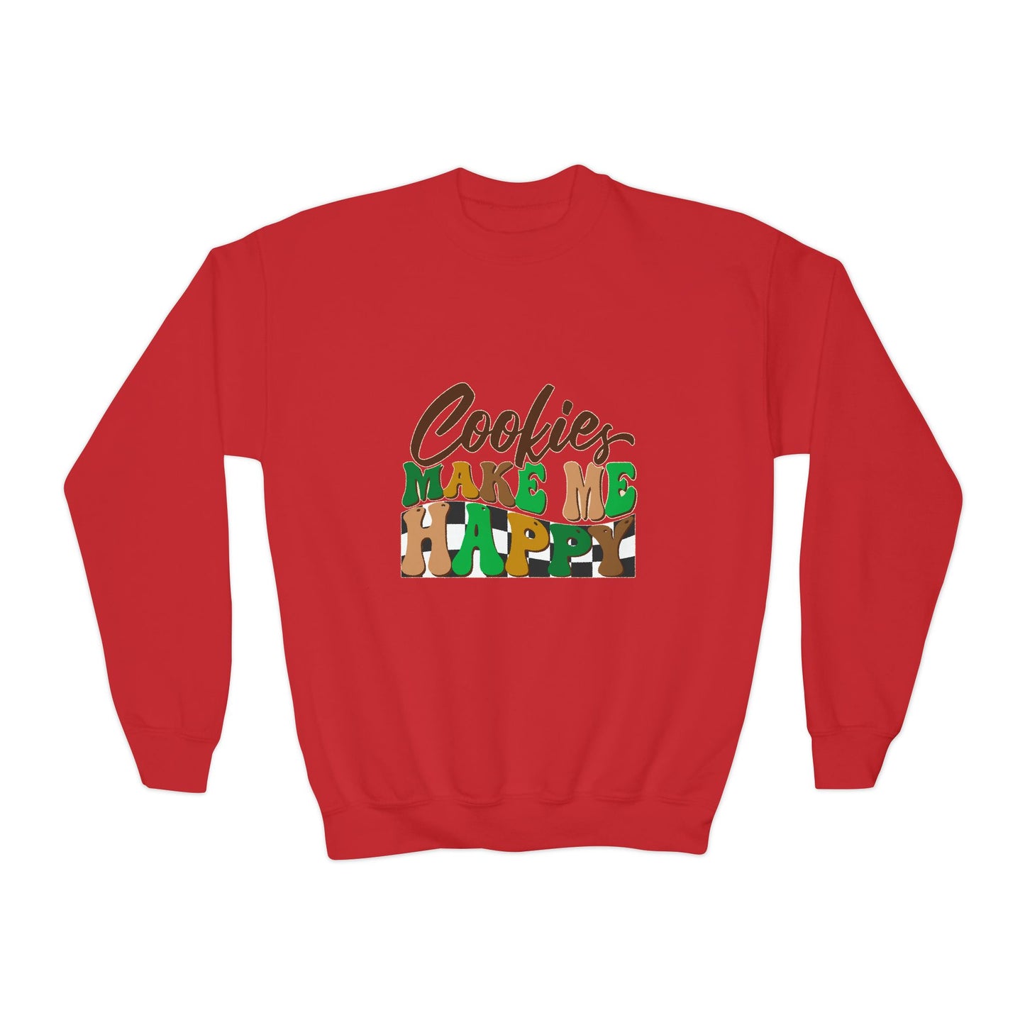 Cookies Make Me Happy- Youth Crewneck Sweatshirt