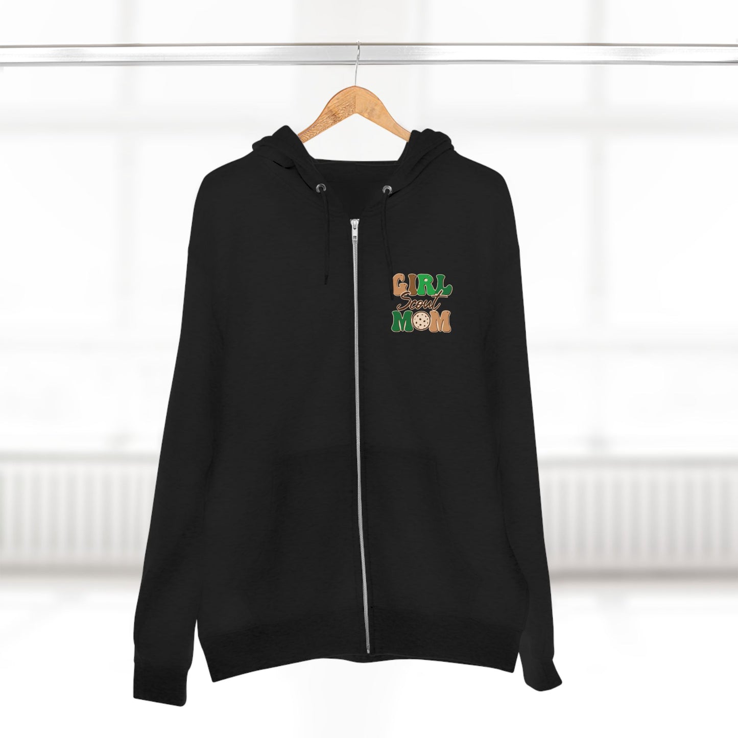 FRONT & BACK DESIGN ! Cookie Squad - Girl Scout Mom - Adult Unisex Zip Hoodie