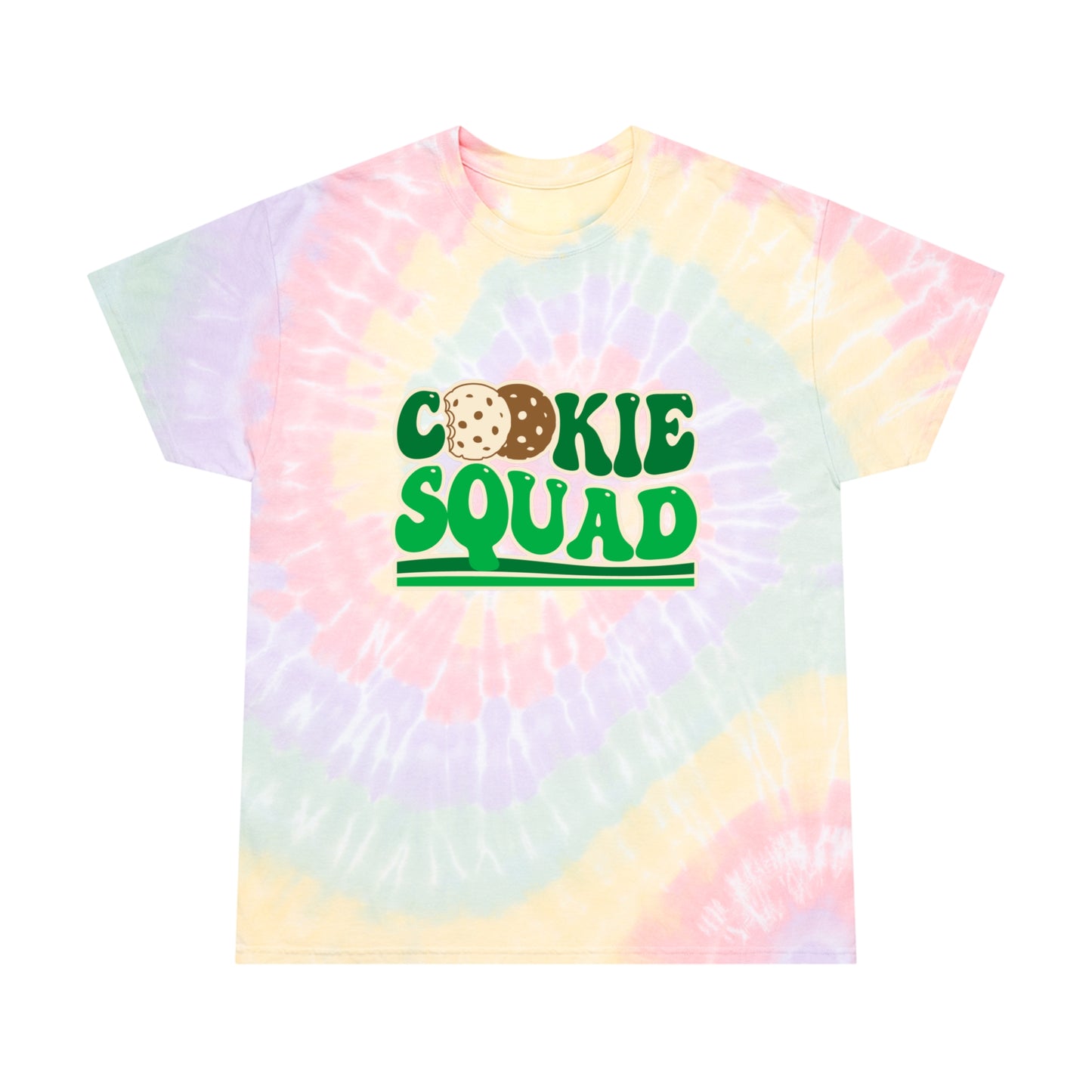 Cookie Squad- Adult Tie-Dye Tee, Spiral