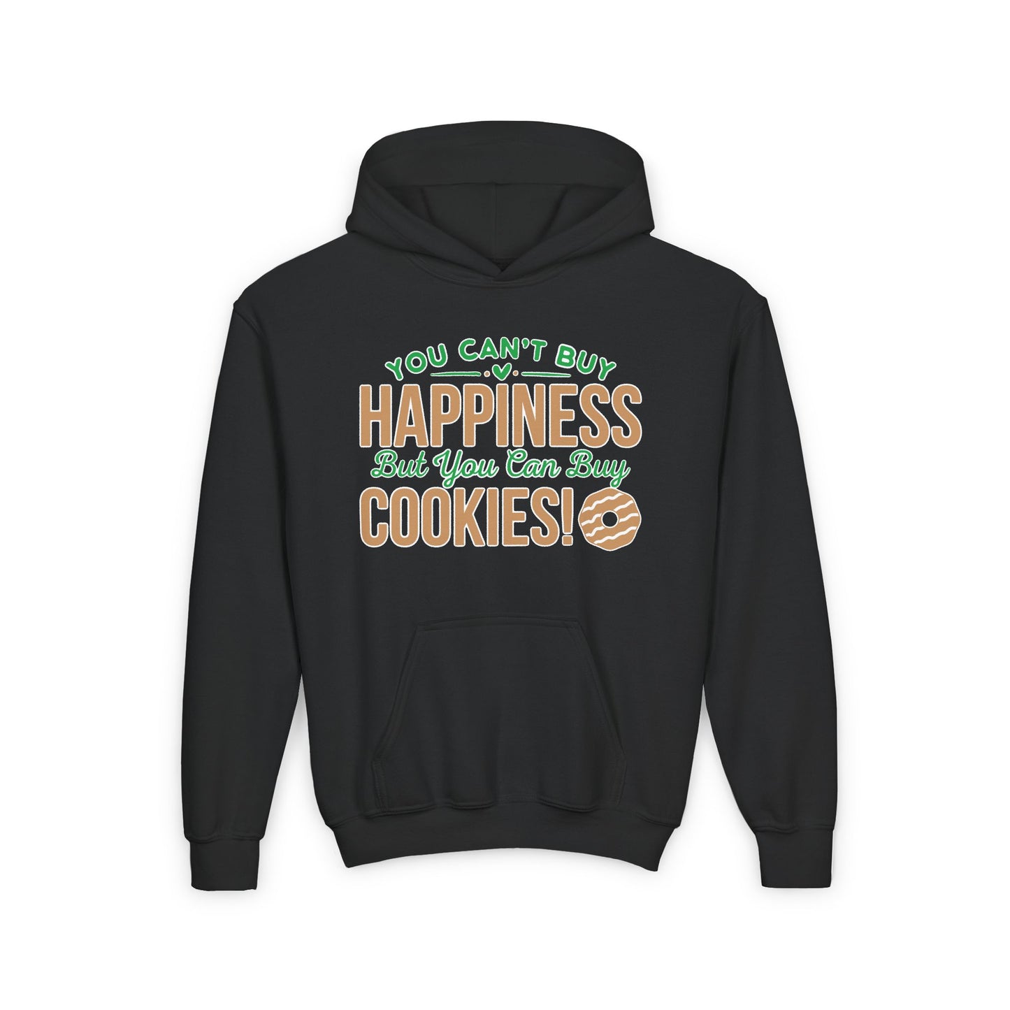 Happiness Cookies  - Youth Hooded Sweatshirt