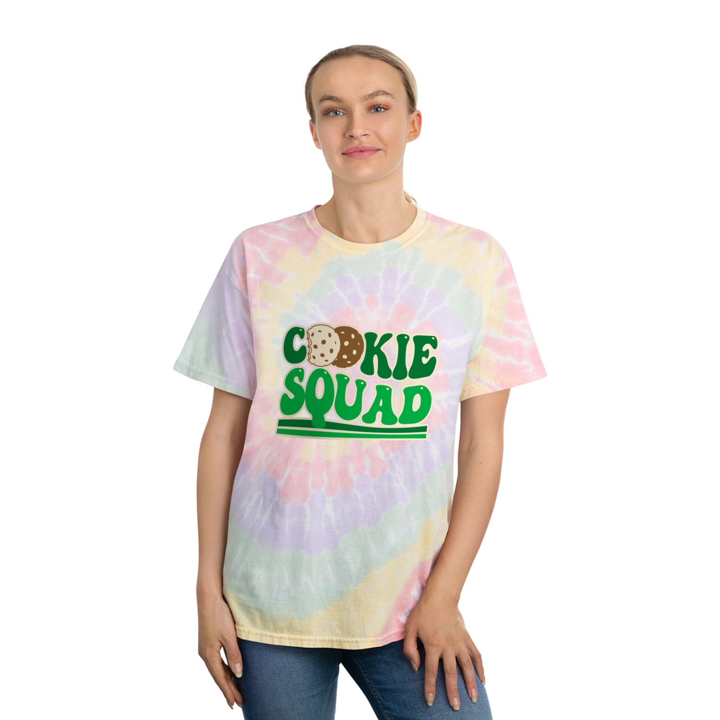 Cookie Squad- Adult Tie-Dye Tee, Spiral