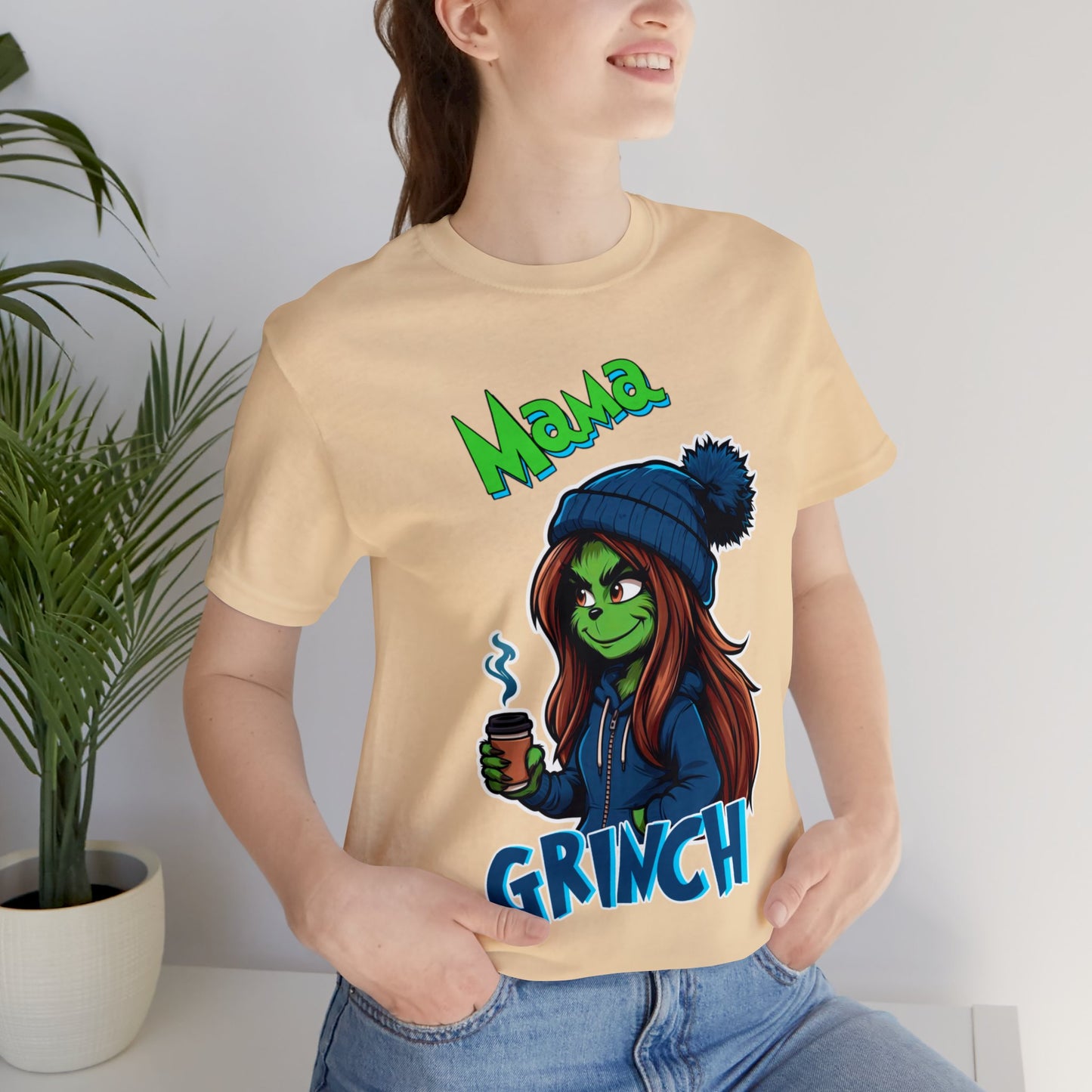 Adult - Mama Grinch Blue design T-Shirt