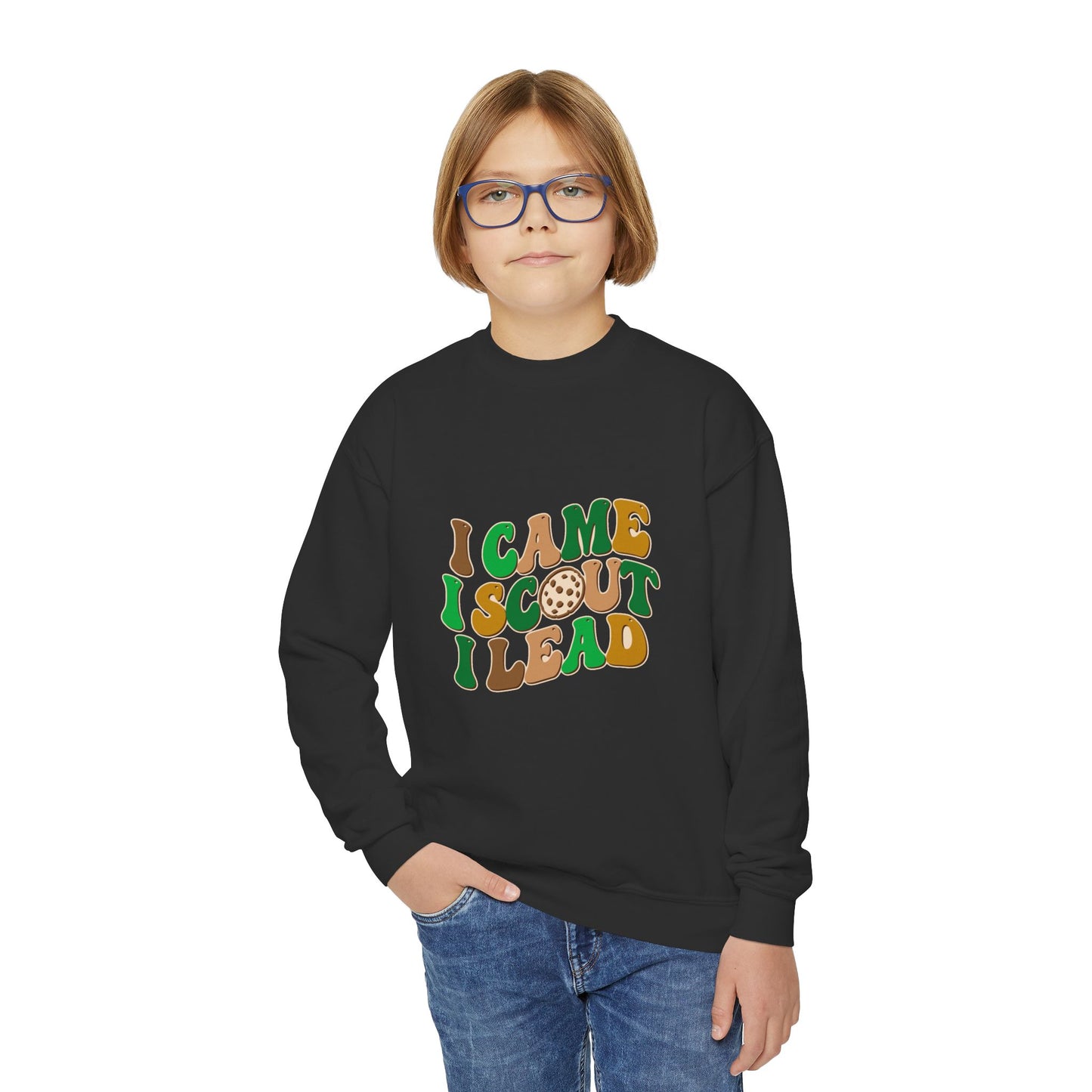 I Came, I Scout, I Lead - Youth Crewneck Sweatshirt