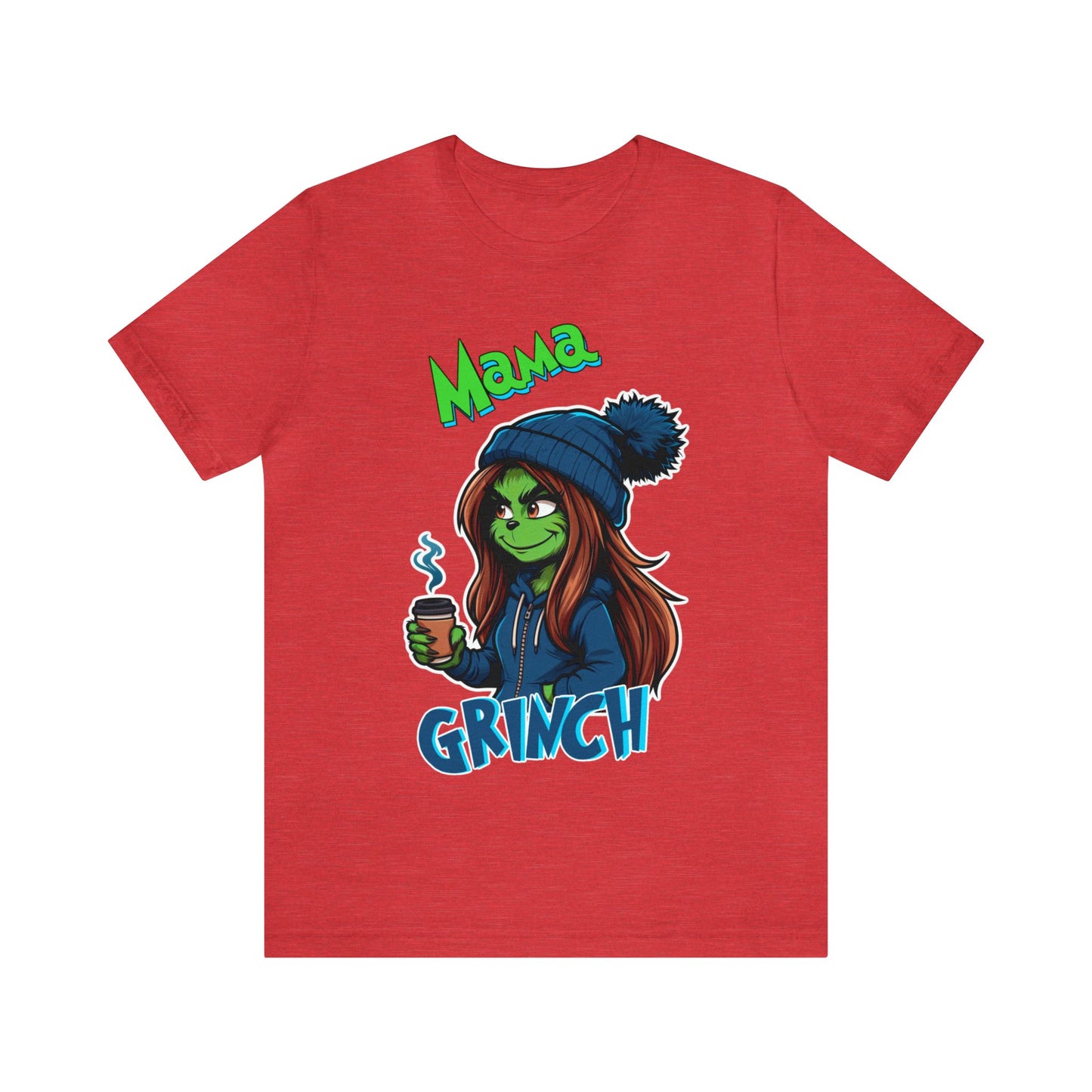 Adult - Mama Grinch Blue design T-Shirt