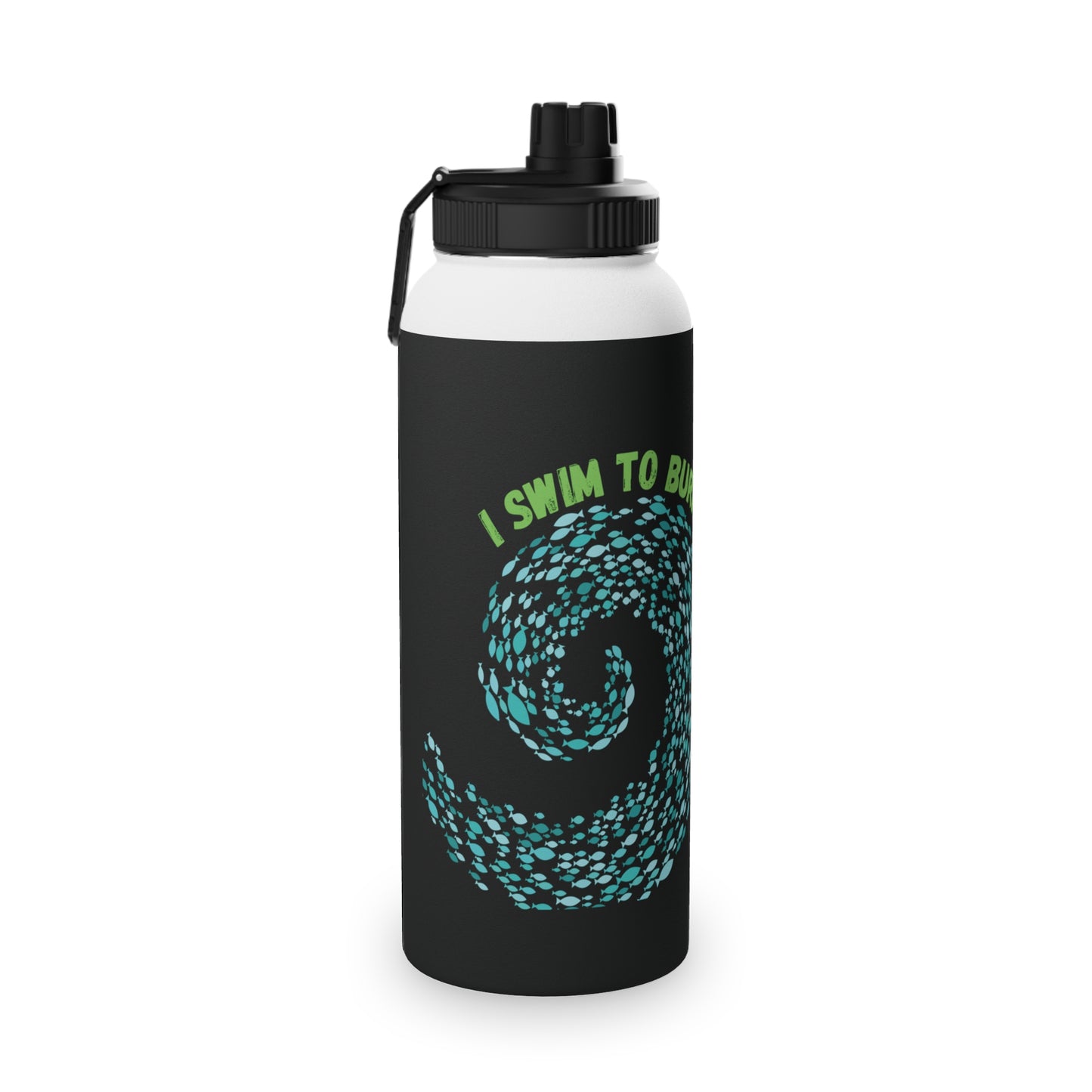 Benton Eels Stainless Steel Water Bottle, Sports Lid - CRAZY