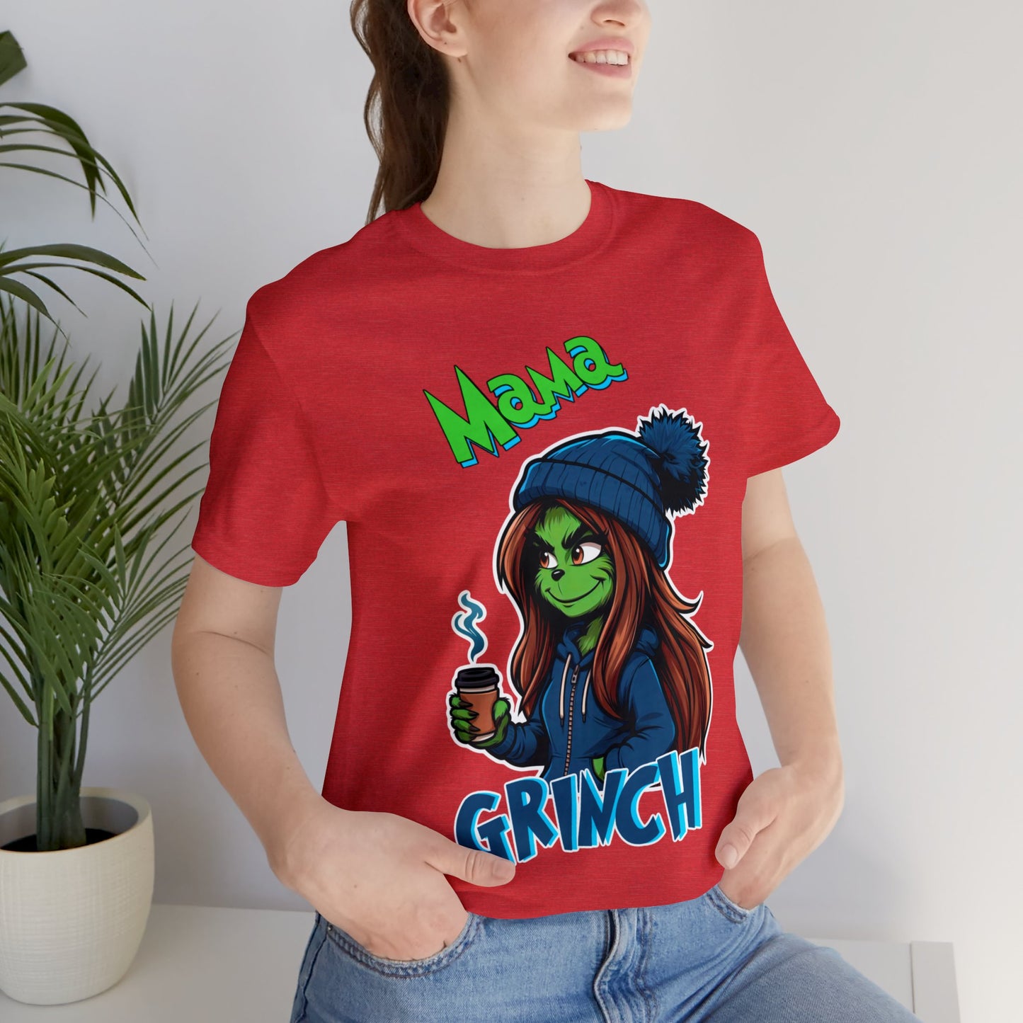 Adult - Mama Grinch Blue design T-Shirt