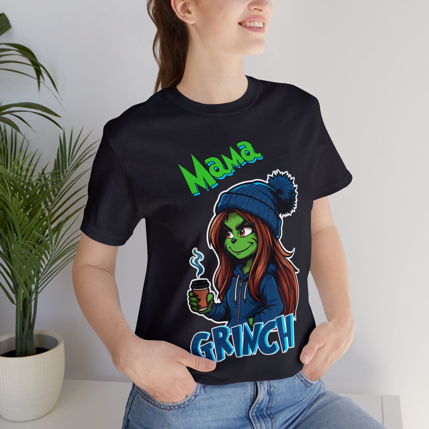 Adult - Mama Grinch Blue design T-Shirt