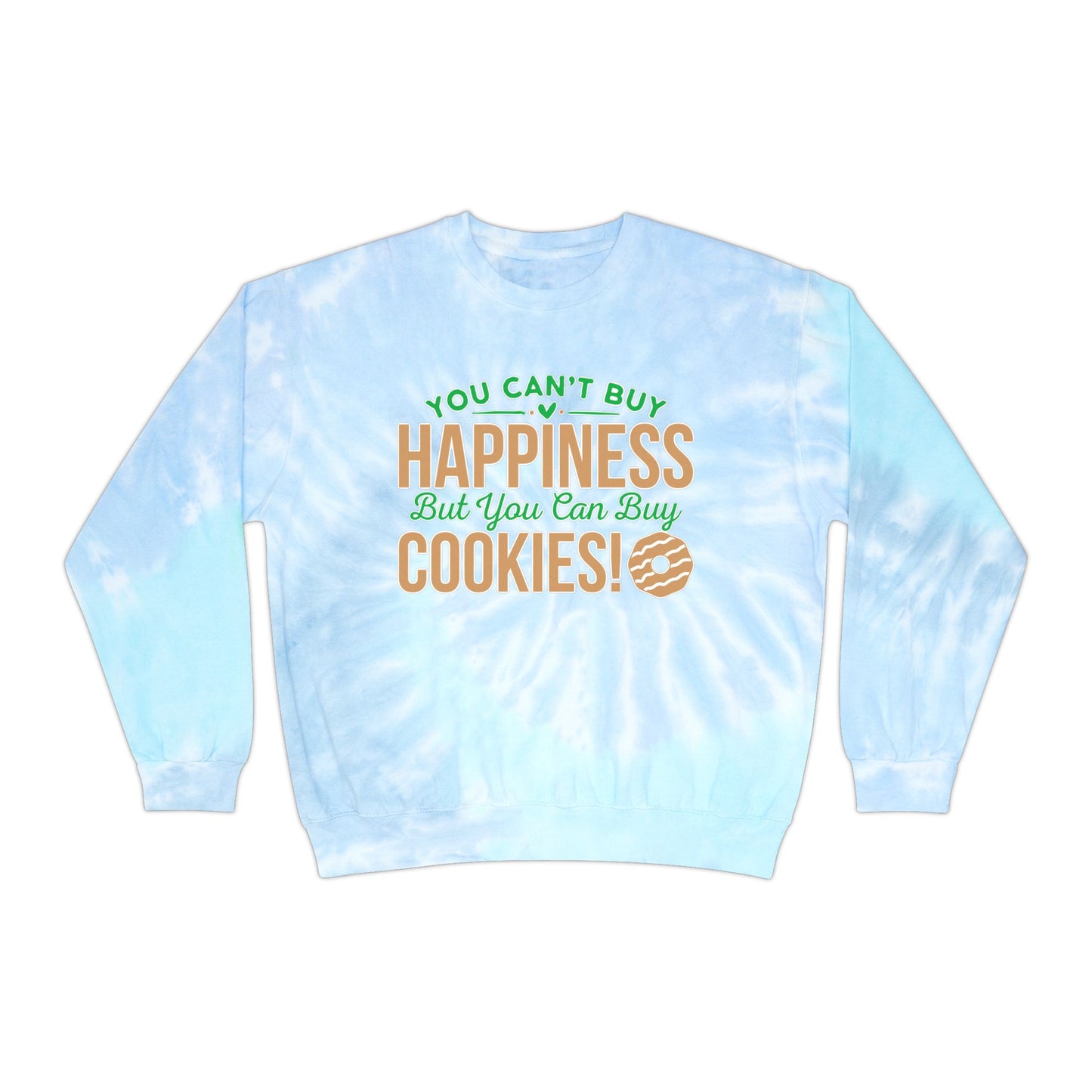 Happiness Cookies - Adult Unisex Tie-Dye Sweatshirt