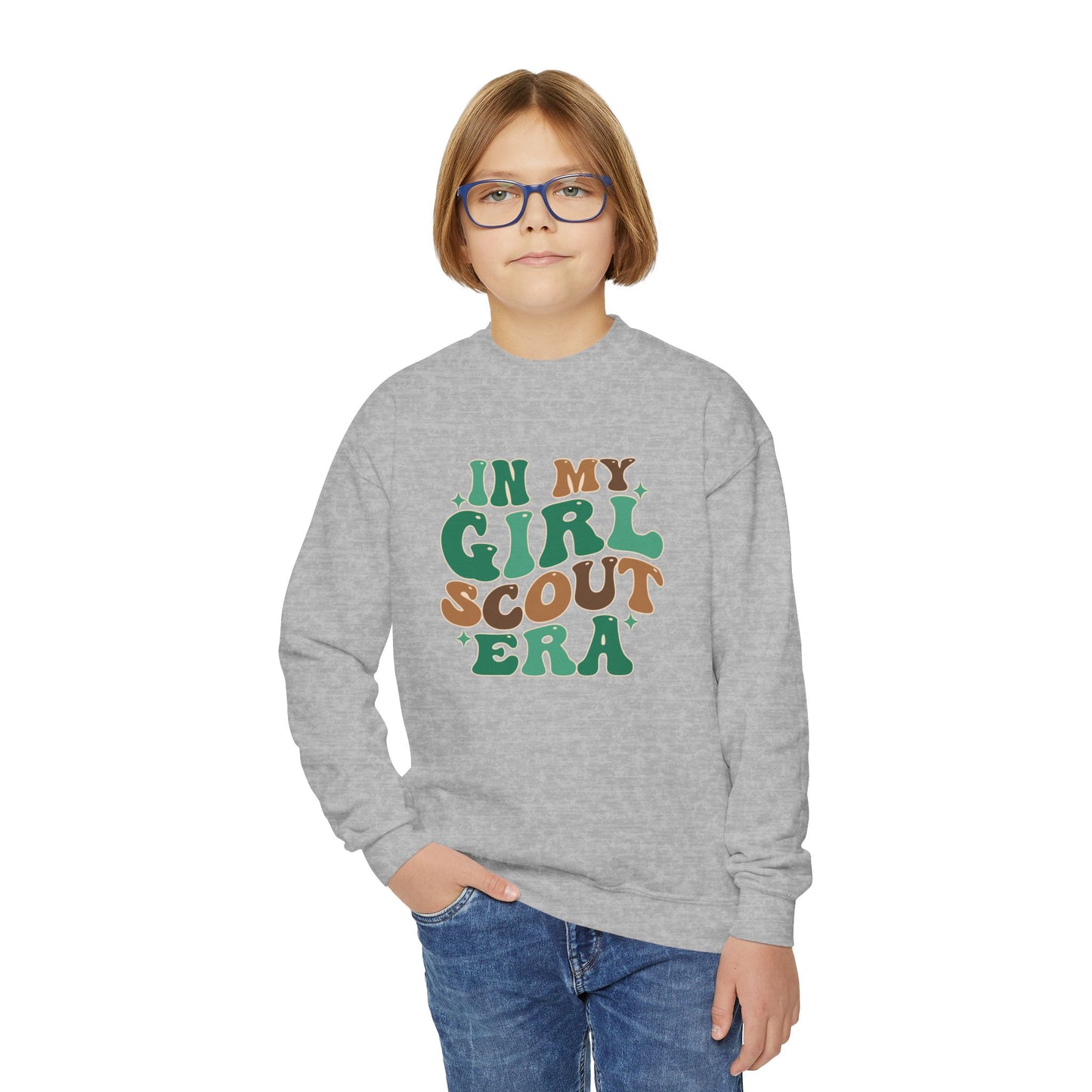 Girl Scout Era  - Youth Crewneck Sweatshirt