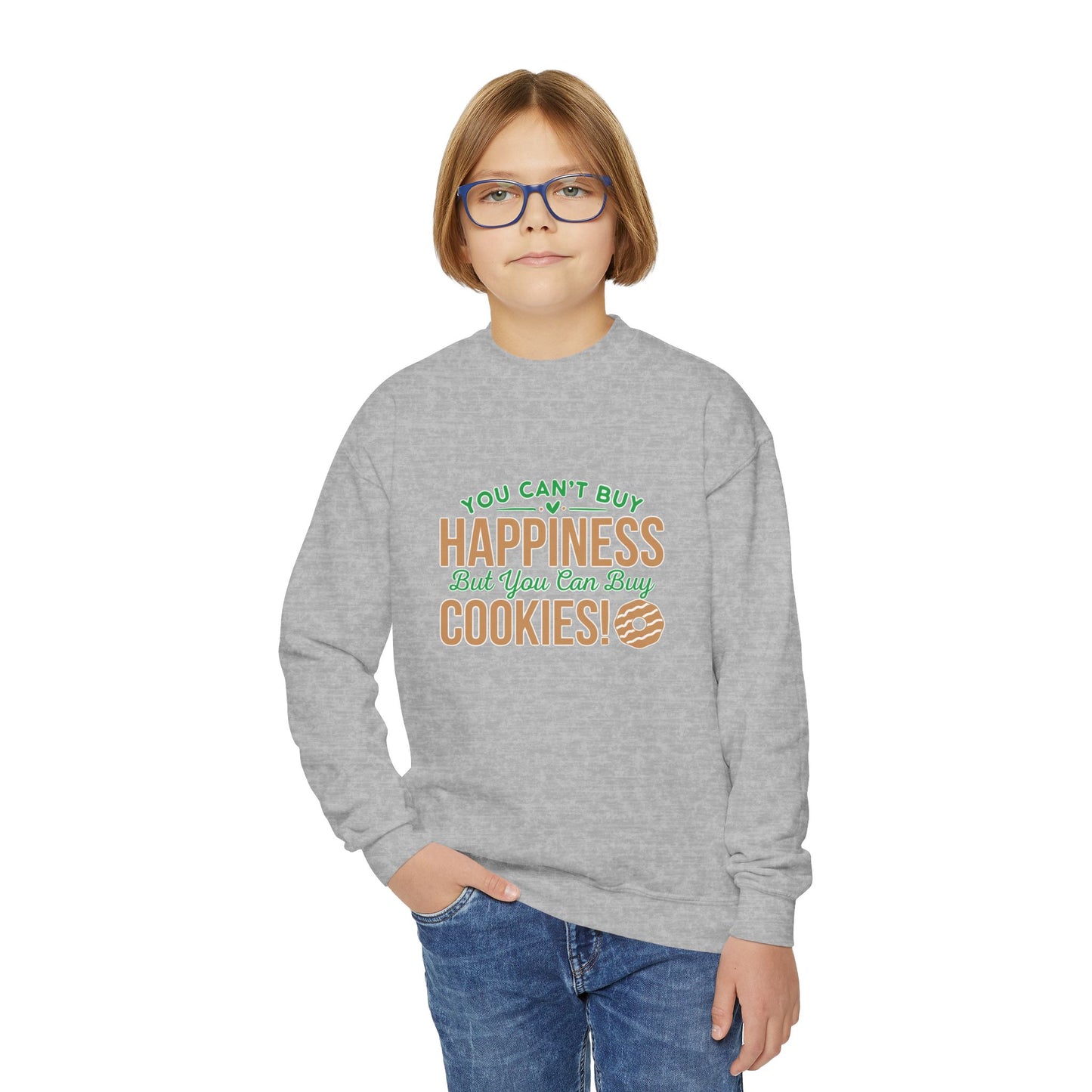 Happiness Cookies  - Youth Crewneck Sweatshirt