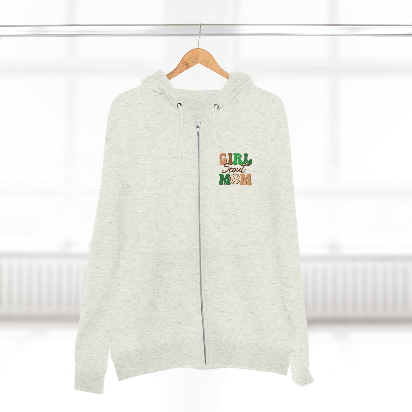 FRONT & BACK DESIGN ! Girl Scout Mom - Cookie Dealer Security - Adult Unisex Zip Hoodie