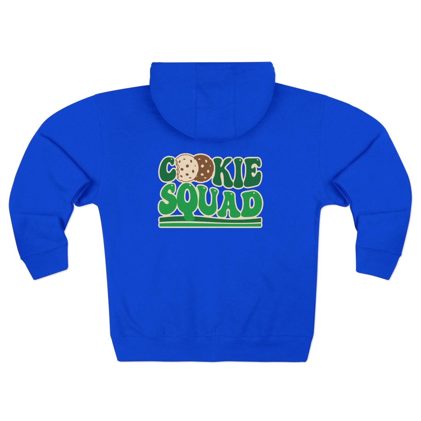 FRONT & BACK DESIGN ! Cookie Squad - Girl Scout Mom - Adult Unisex Zip Hoodie