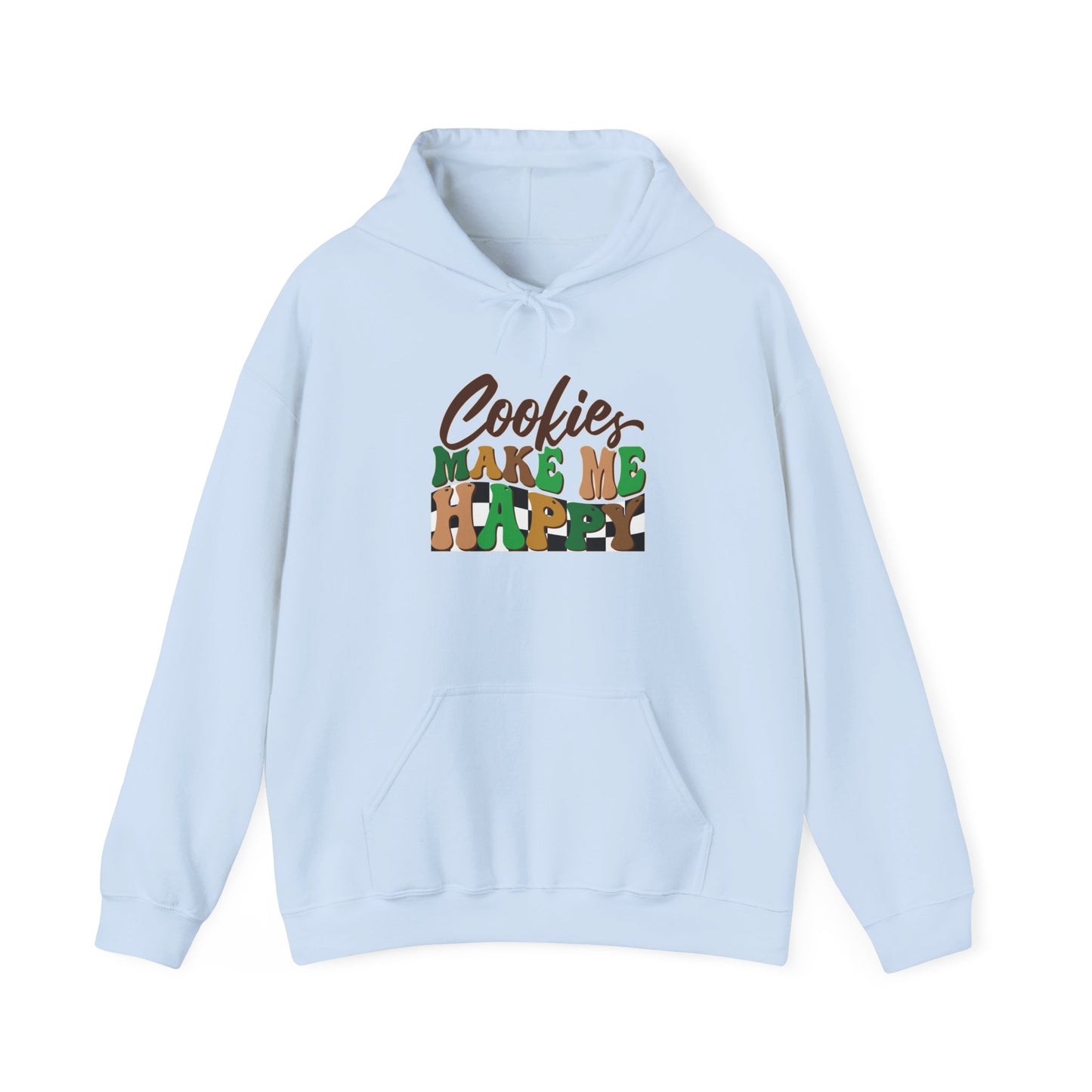 Cookies Make Me Happy- Adult Hooded Sweatshirt