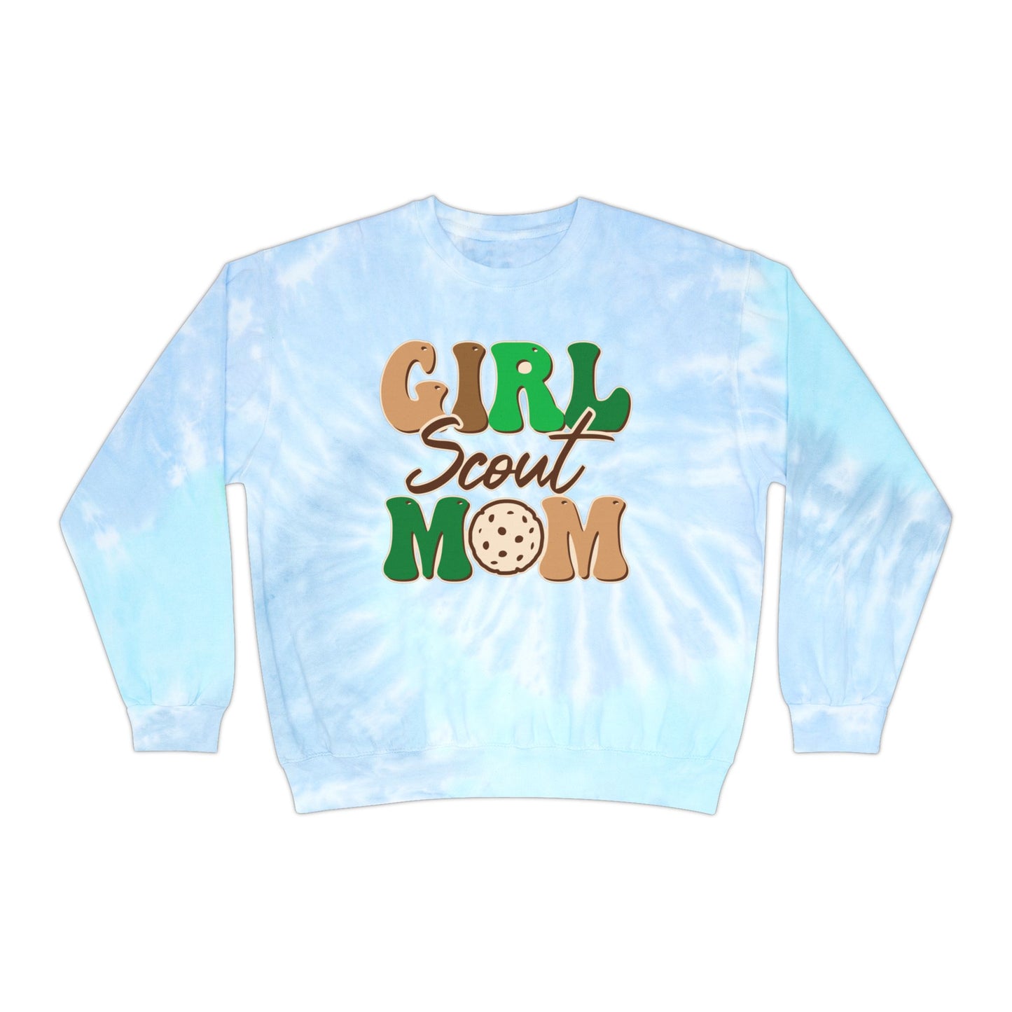 Girl Scout Mom - Adult Unisex Tie-Dye Sweatshirt