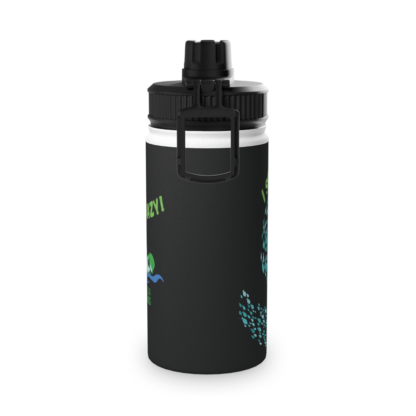 Benton Eels Stainless Steel Water Bottle, Sports Lid - CRAZY