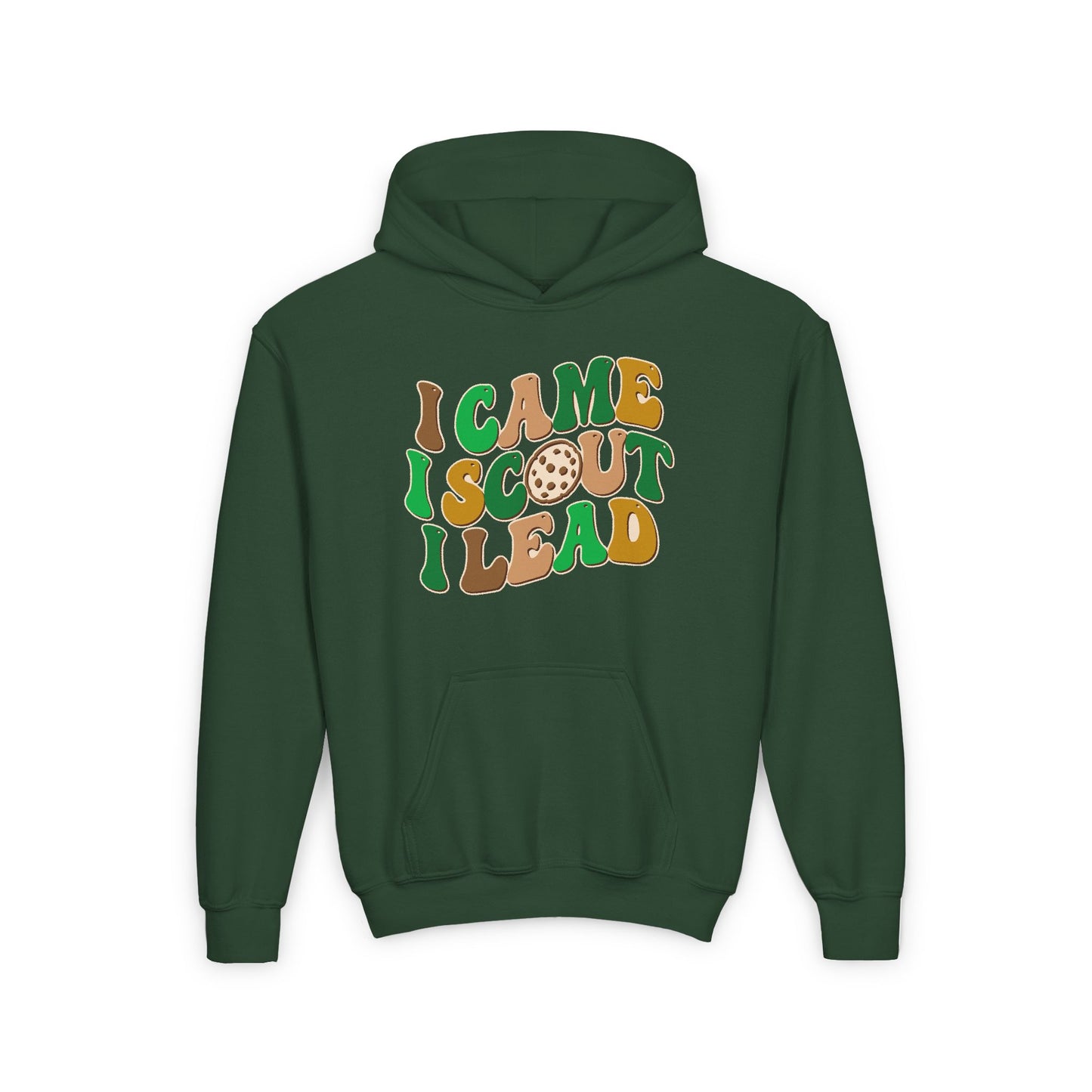 I Came, I Scout, I Lead - Youth Hooded Sweatshirt