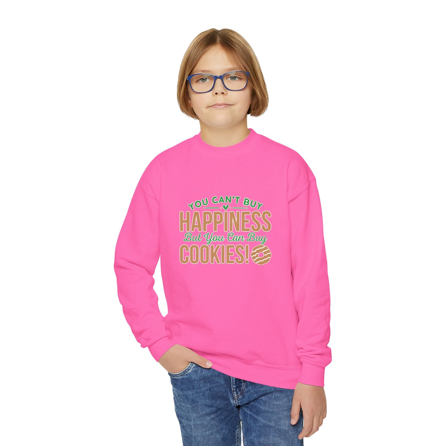 Happiness Cookies  - Youth Crewneck Sweatshirt